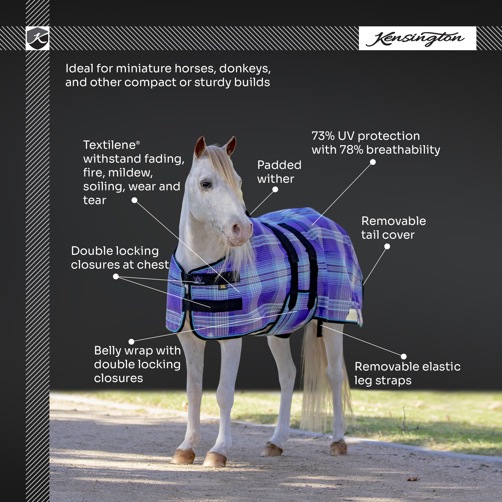 Textilene Protective Fly Sheet (Mini) Size:54    Color: 2021 - Atlantis