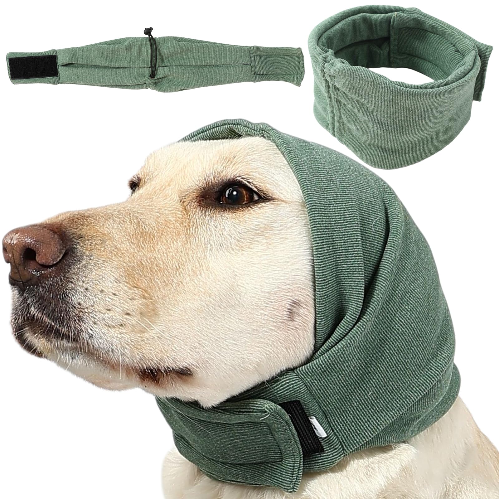 Kercynar Dog Anxiety Relief Hoodie, Ear Covers For Bath, Thunderstorms, Warm Dog Ear Cover Hoodie