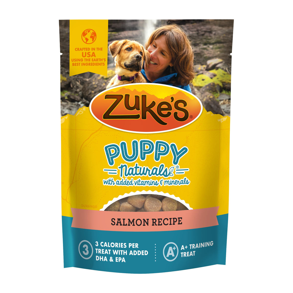 Zuke'S Puppy Naturals Bag Of Soft Puppy Treats For Training, Natural Dog Treats Bites With Salmon Recipe, 5 Oz.,