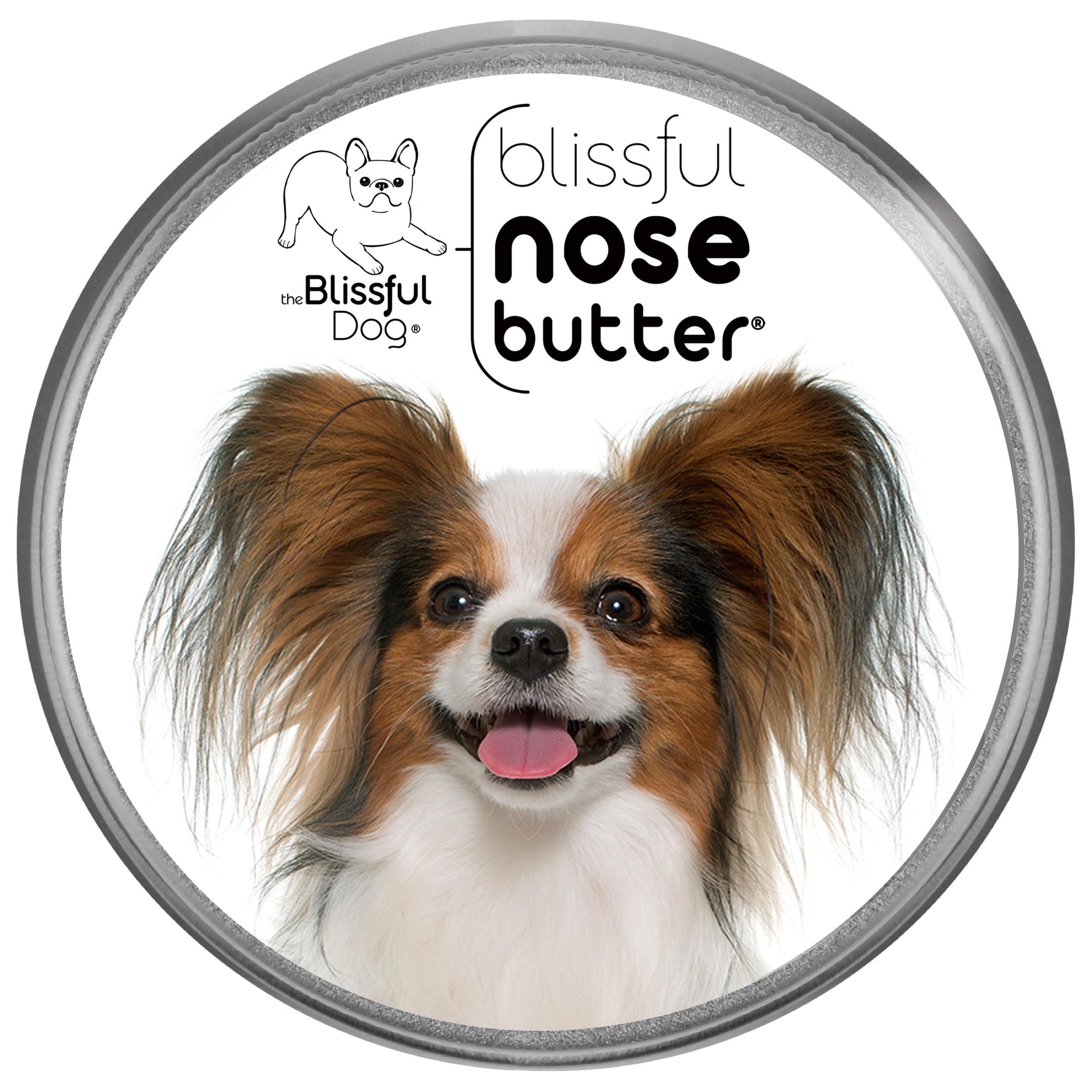 The Blissful Dog Papillon Unscented Nose Butter - Dog Nose Butter, 2 Ounce