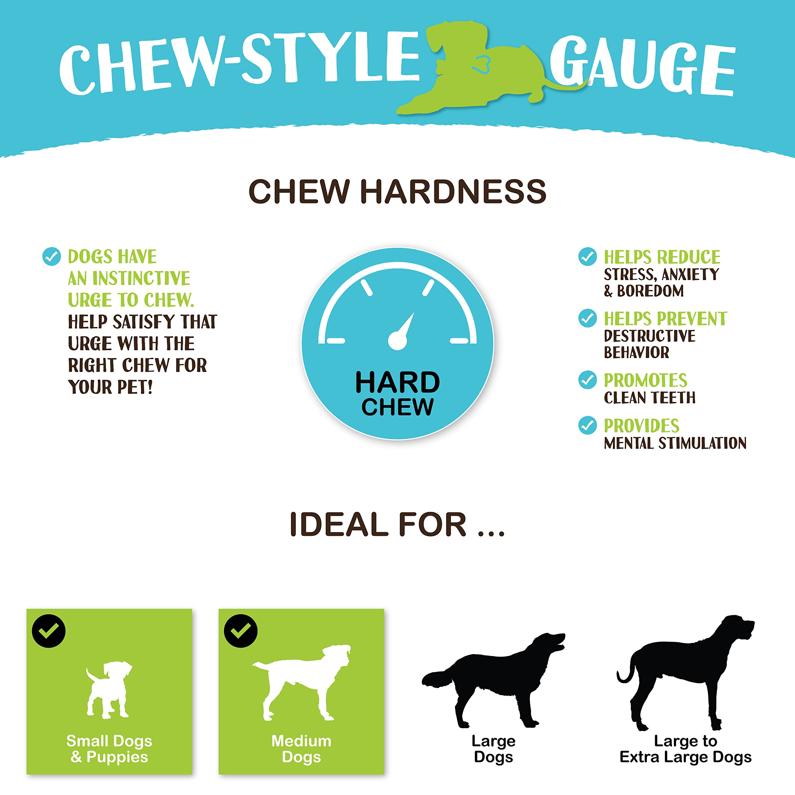 Raw Paws Himalayan Yak Chews for Dogs, Small Chews (10 Count) - Packed in USA - Tibetan Yak Cheese Dog Chew for Small Breeds - H