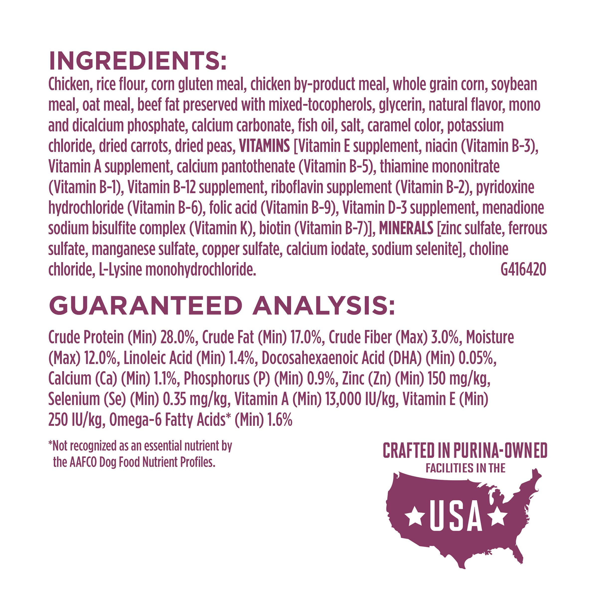 Purina ONE Plus Healthy Puppy Formula High Protein Natural Dry Puppy Food with added vitamins, minerals and nutrients - (Pack of