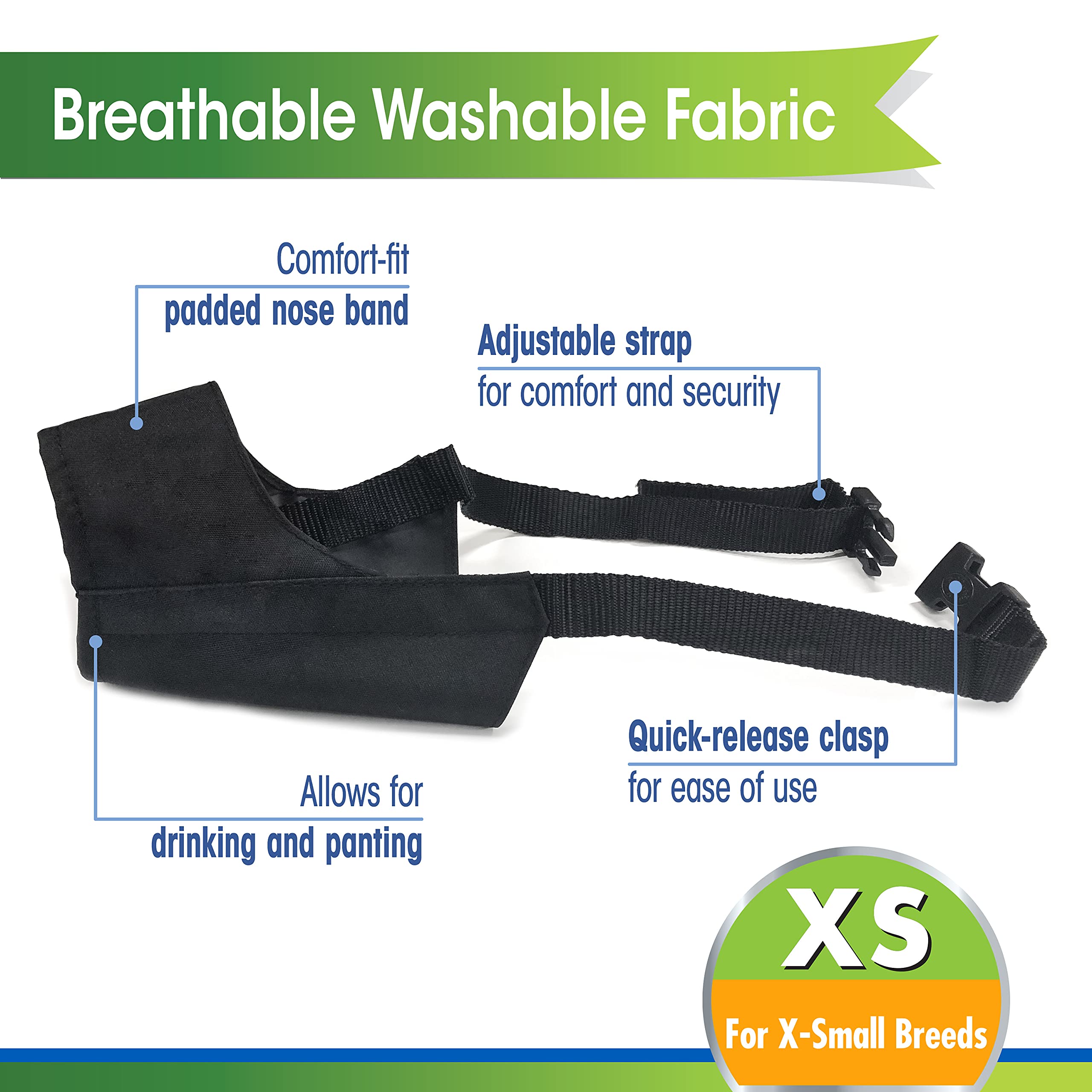 Four Paws Dog Quick Fit Muzzle Size: 1