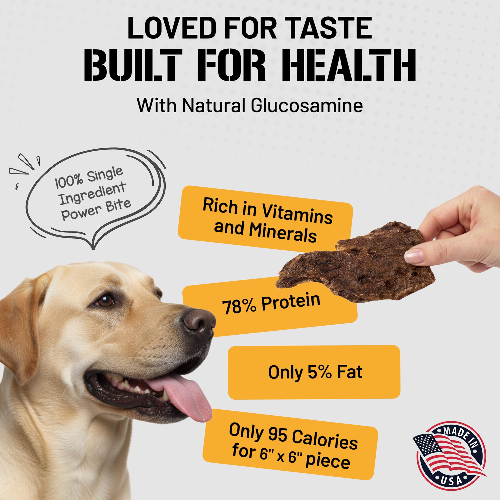 Dog Chits Bison Lung Fillets for Dogs - Dog and Puppy Chews | USA Raised | Made in USA | All-Natural Treats | Crisp not Crumbly