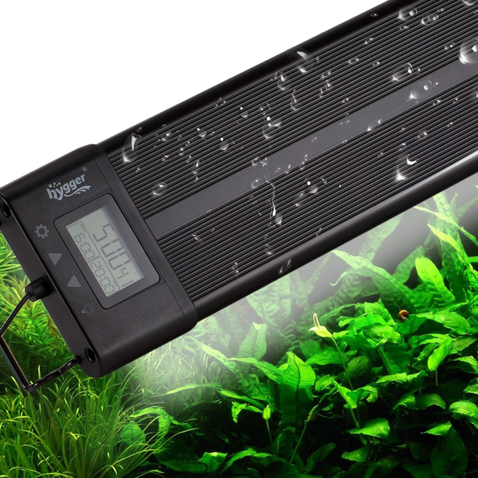 Hygger Aquarium Programmable Led Light, For 30~36In Long Full Spectrum Plant Fish Tank Light With Lcd Setting Display, 7 Colors, Sunrise Sunset Moon And Diy Mode, For Novices Advanced Players