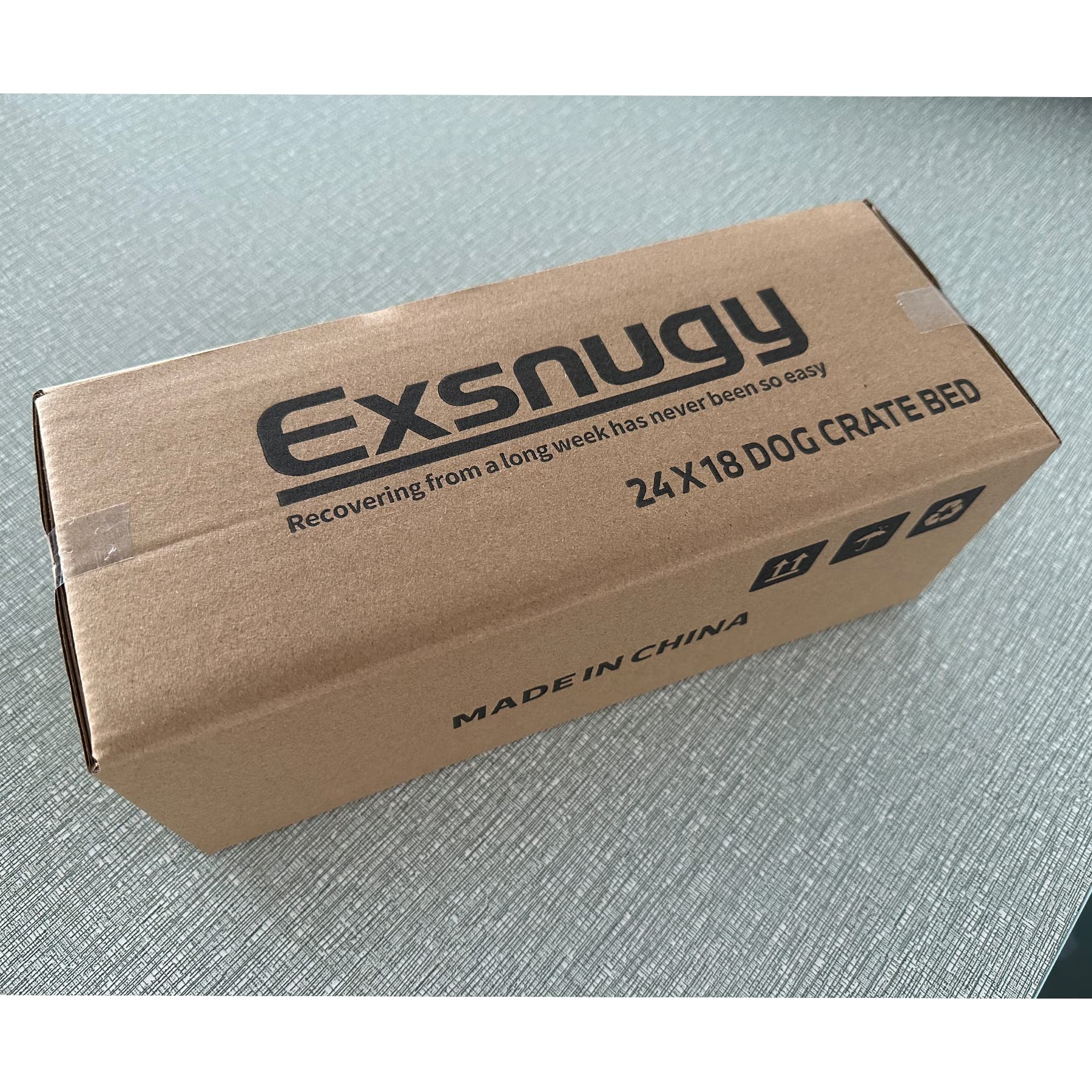 Washable Dog Bed Mat Reversible Dog Crate Pad Soft Fluffy Pet Kennel Beds Dog Sleeping Mattress For Large Jumbo Medium Small Dogs, 23 X 17 Inch, Gray