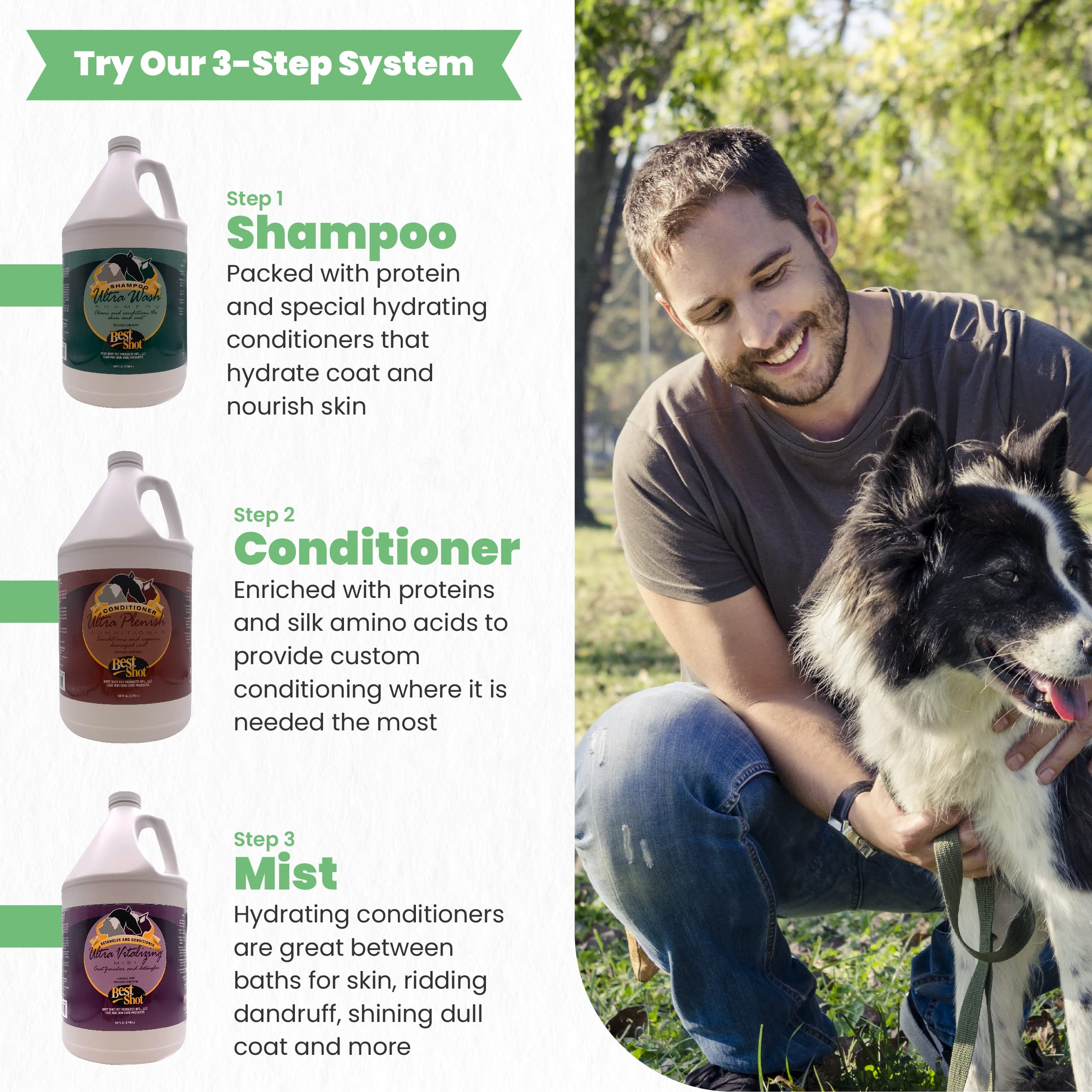 Best Shot Pet Ultra Vitalizing Mist Detangler, 1 gallon