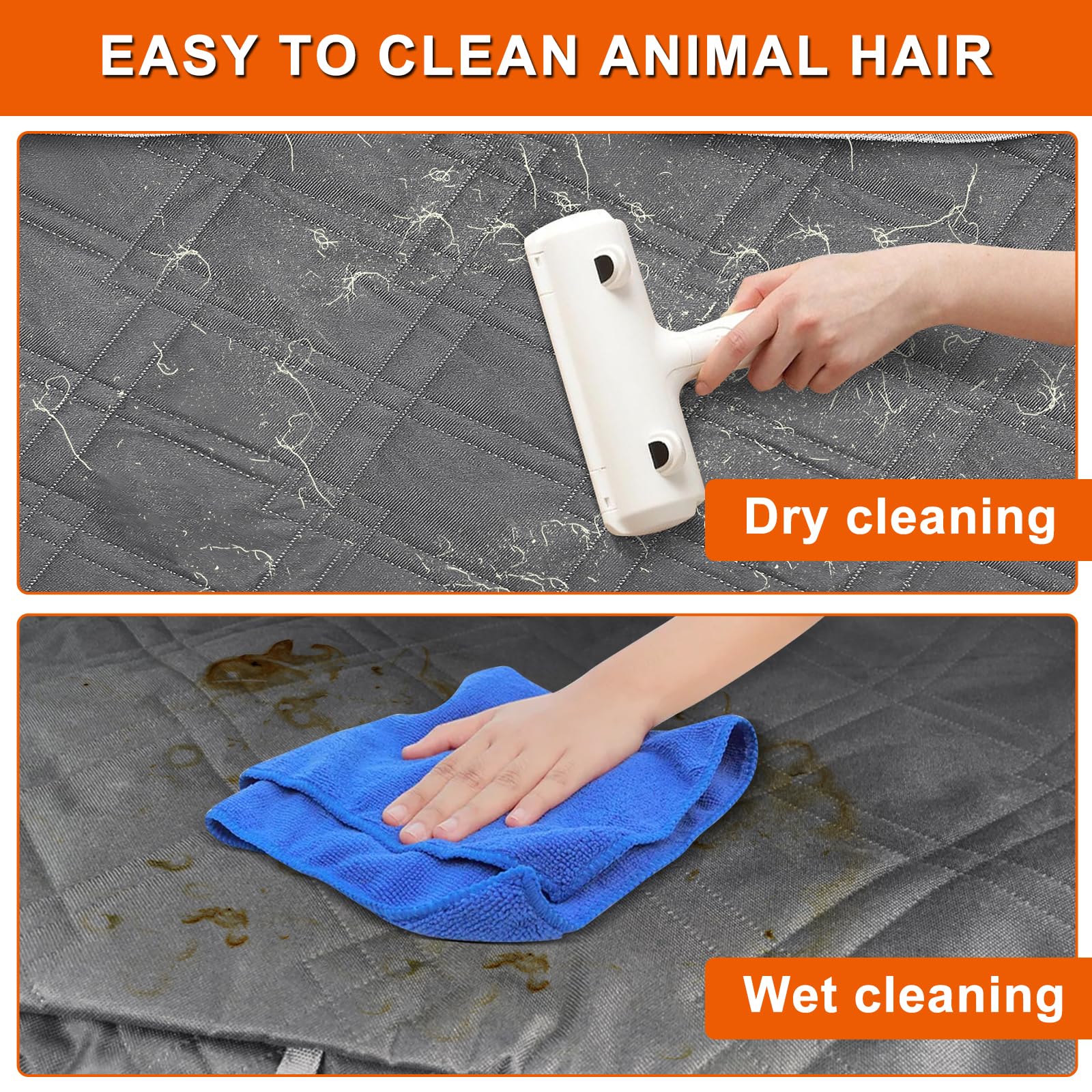 Kistrba Dog Car Seat Cover Compatible With Toyota 4Runner 4 Door 2009-2024, Waterproof Pet Bench Seat Cover For Back Seat, 600D