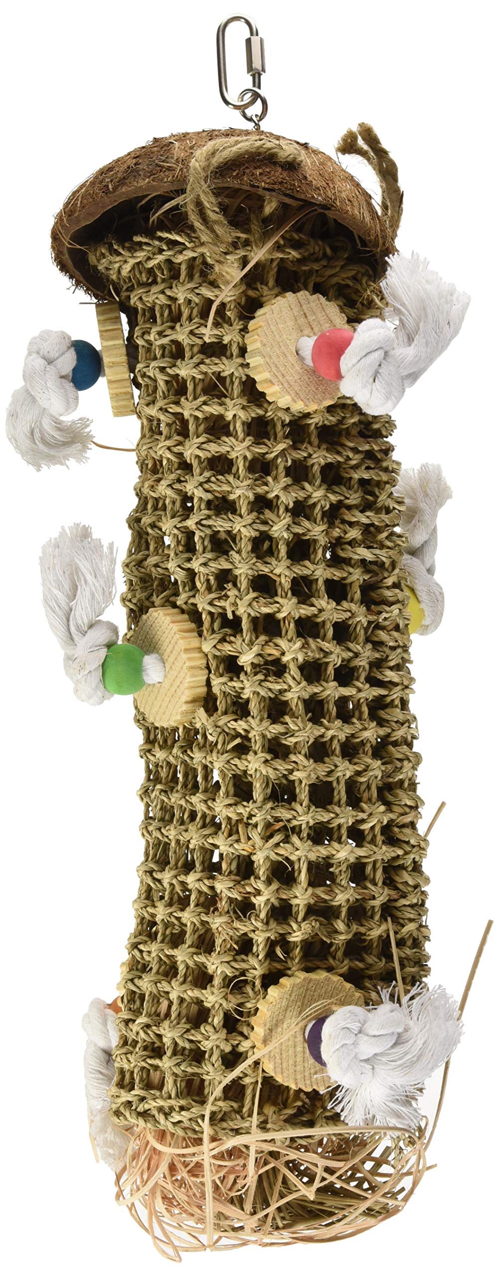 Penn-Plax Natural Weave Kabob Bird Perch Toy, 18-Inch