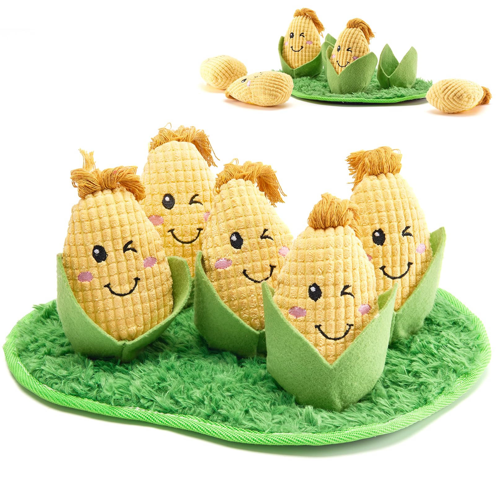 Snuffle Dogs Toys Plush Stuffed Puppy Toy With Squeaky Treat Hide For Large, Medium, Small Dogs And Puppies Slow Feeder, Machine