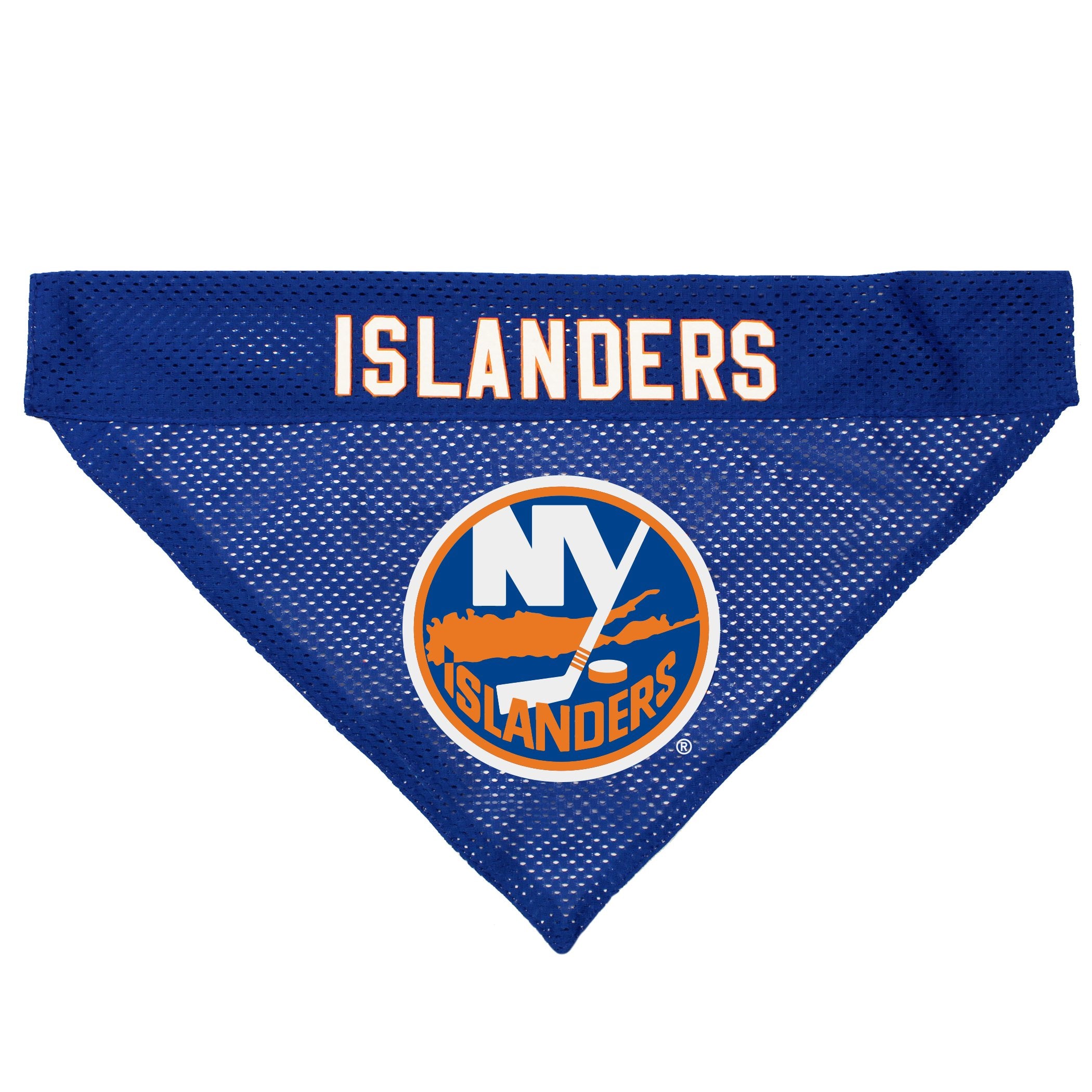 NHL NEW YORK ISLANDERS BANDANA for DOGS & CATS, Small/Medium. - Cute & Stylish Bandana! The Perfect HOCKEY FAN Scarf Bandana, gr