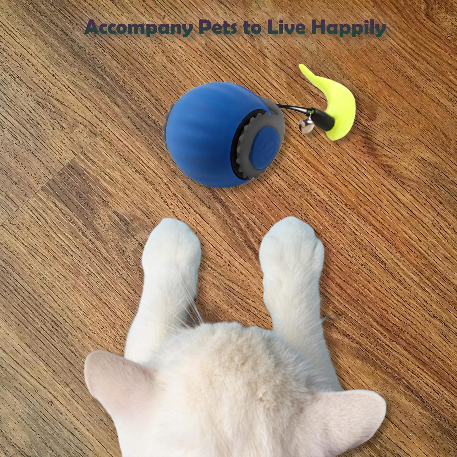 Found Notice Smart Speedy 3.0 Interactive Cat Ball With Auto Obstacle Avoidance - Indoor Kitten Toy For Mental Stimulation & Pla