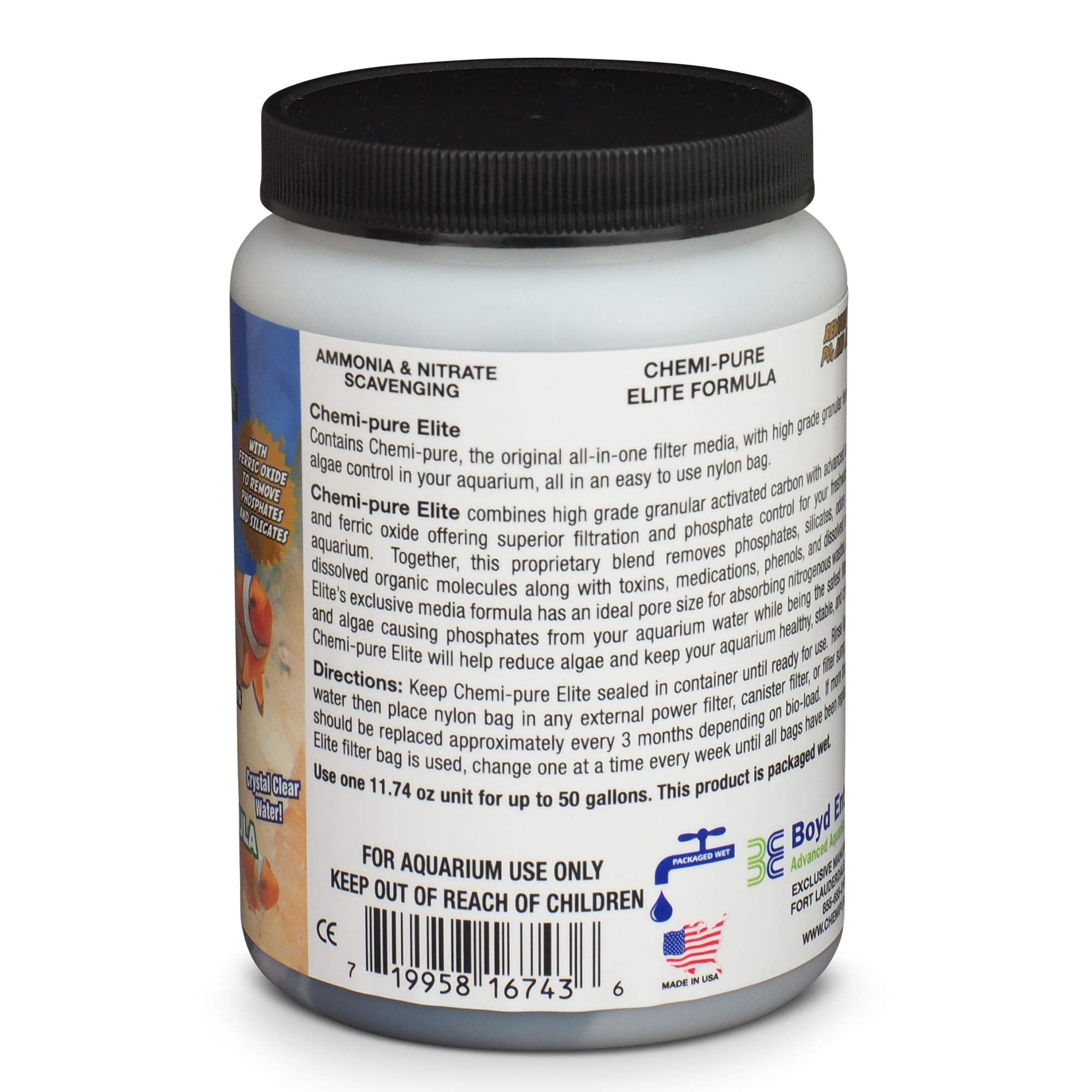 Boyd Enterprises Abe16743 Chemipure Elite For Aquarium, 11.74-Ounce