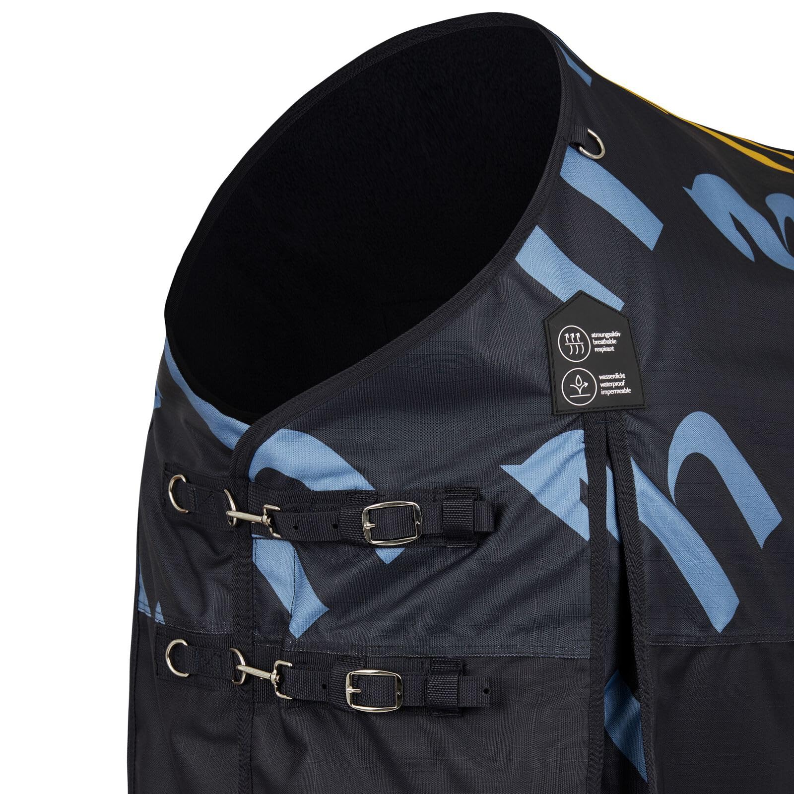 HORZE Nevada 1200D Lightweight Waterproof Horse Turnout Rain Sheet (No Fill) - Dark Navy - 69 in