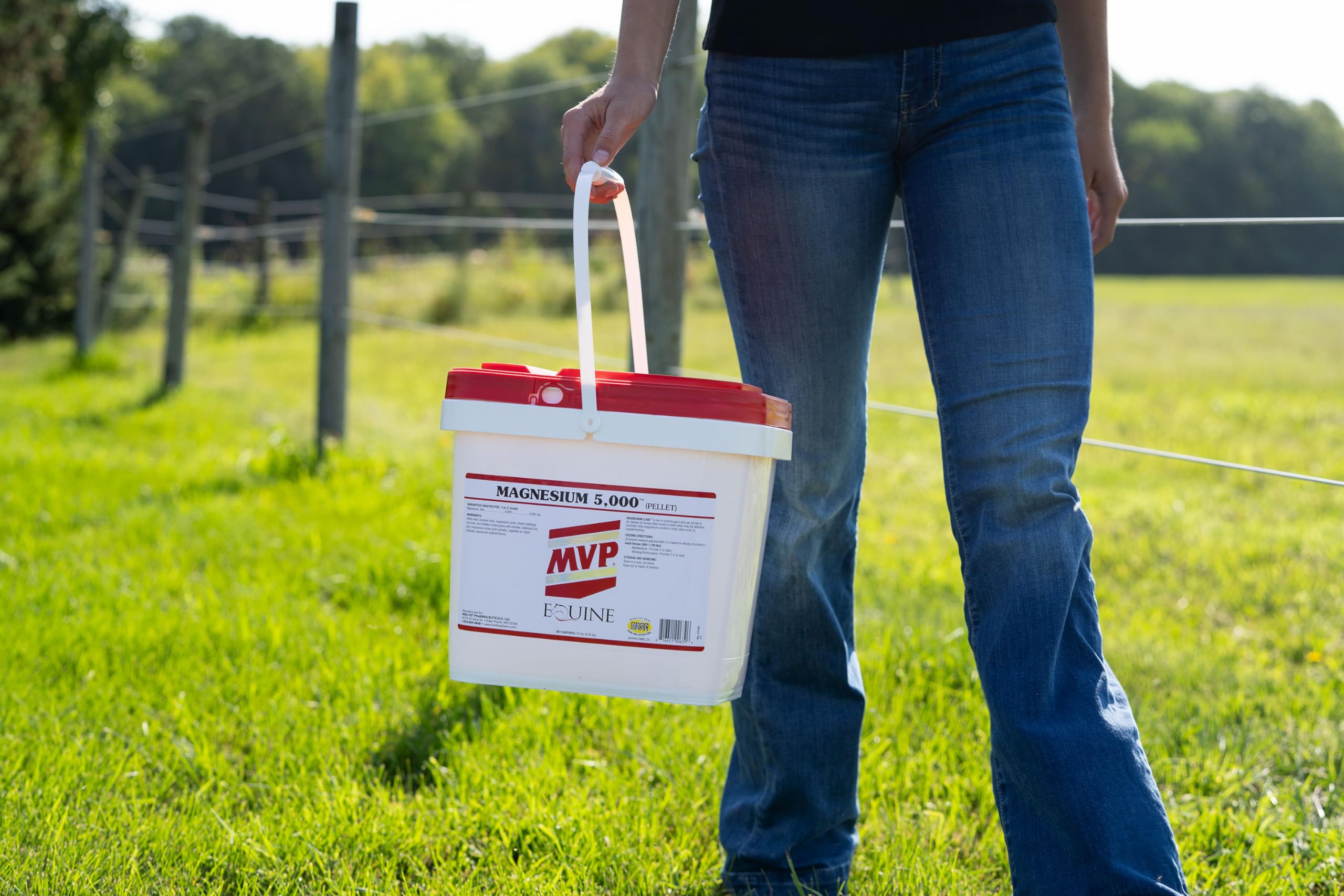 Magnesium 5000 (10Lb) Calming/Metabolism/Muscle Function Support For Horses.