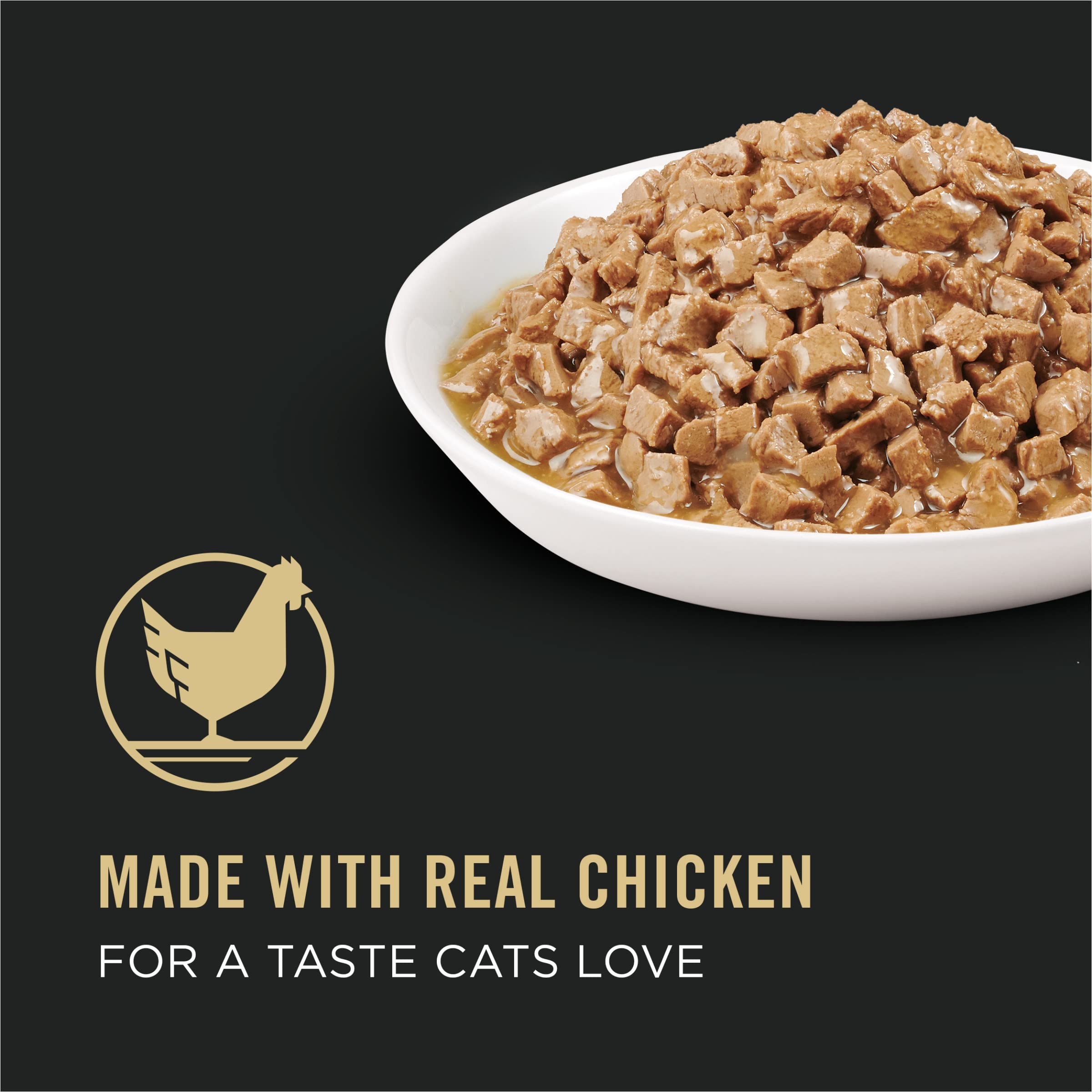 Purina Pro Plan Urinary Tract Health Chicken Entree in Gravy Cat Food - (Pack of 24) 5.5 oz. Cans
