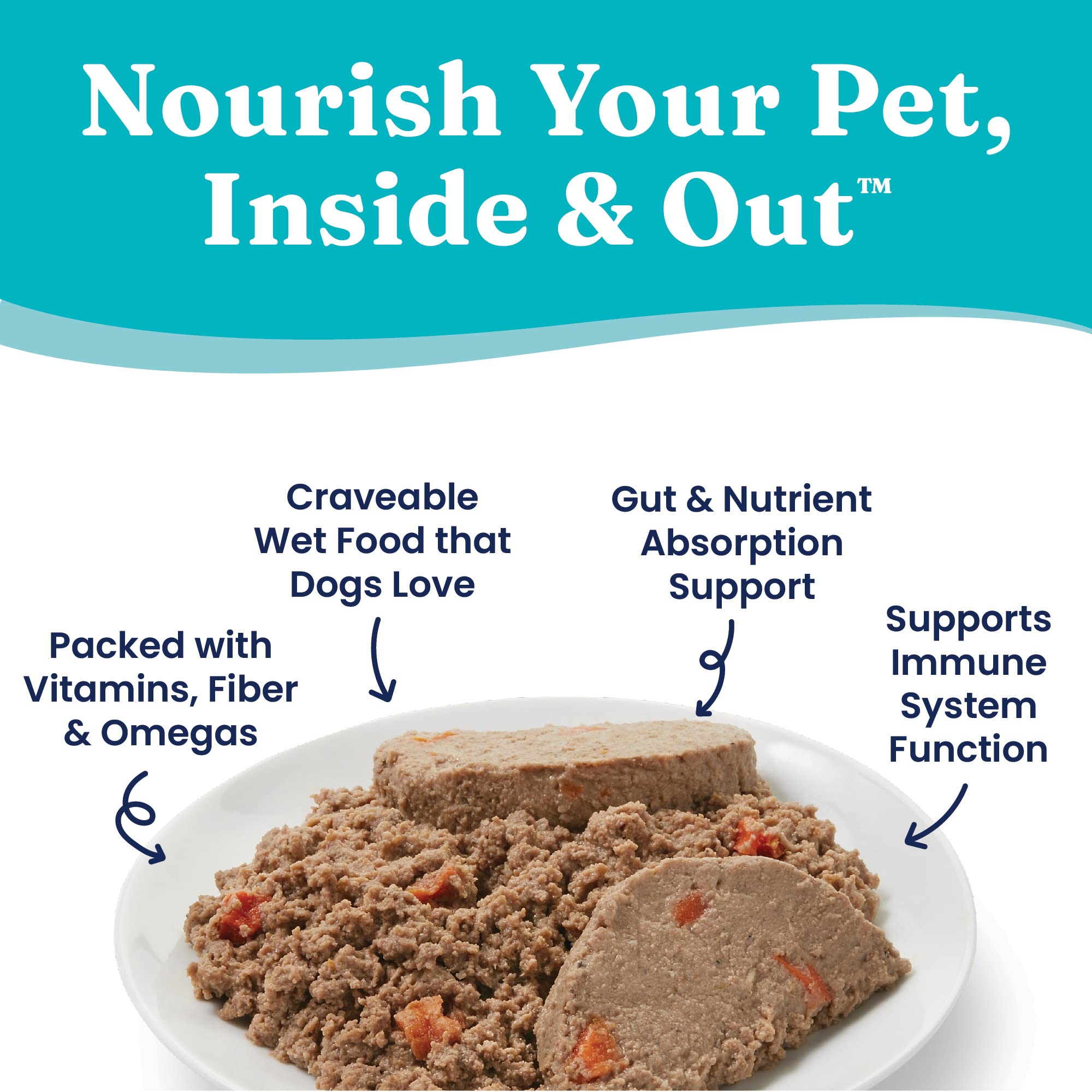 Solid Gold Canned Dog Food - High Protein Chicken & Whole Grains, 6 Pack, Model 3404013