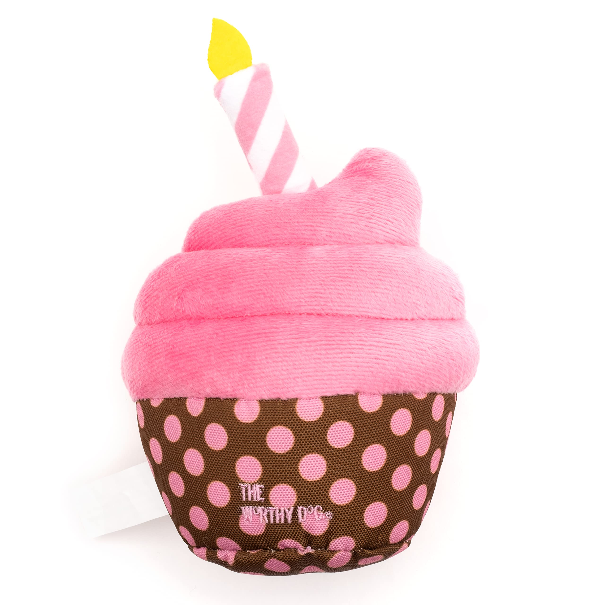 The Worthy Dog Birthday Pup Toy – Durable, Chomp-Resistant Tug & Toss Play Toy With Multiple Squeakers For Hours Of Fun For Your Dog