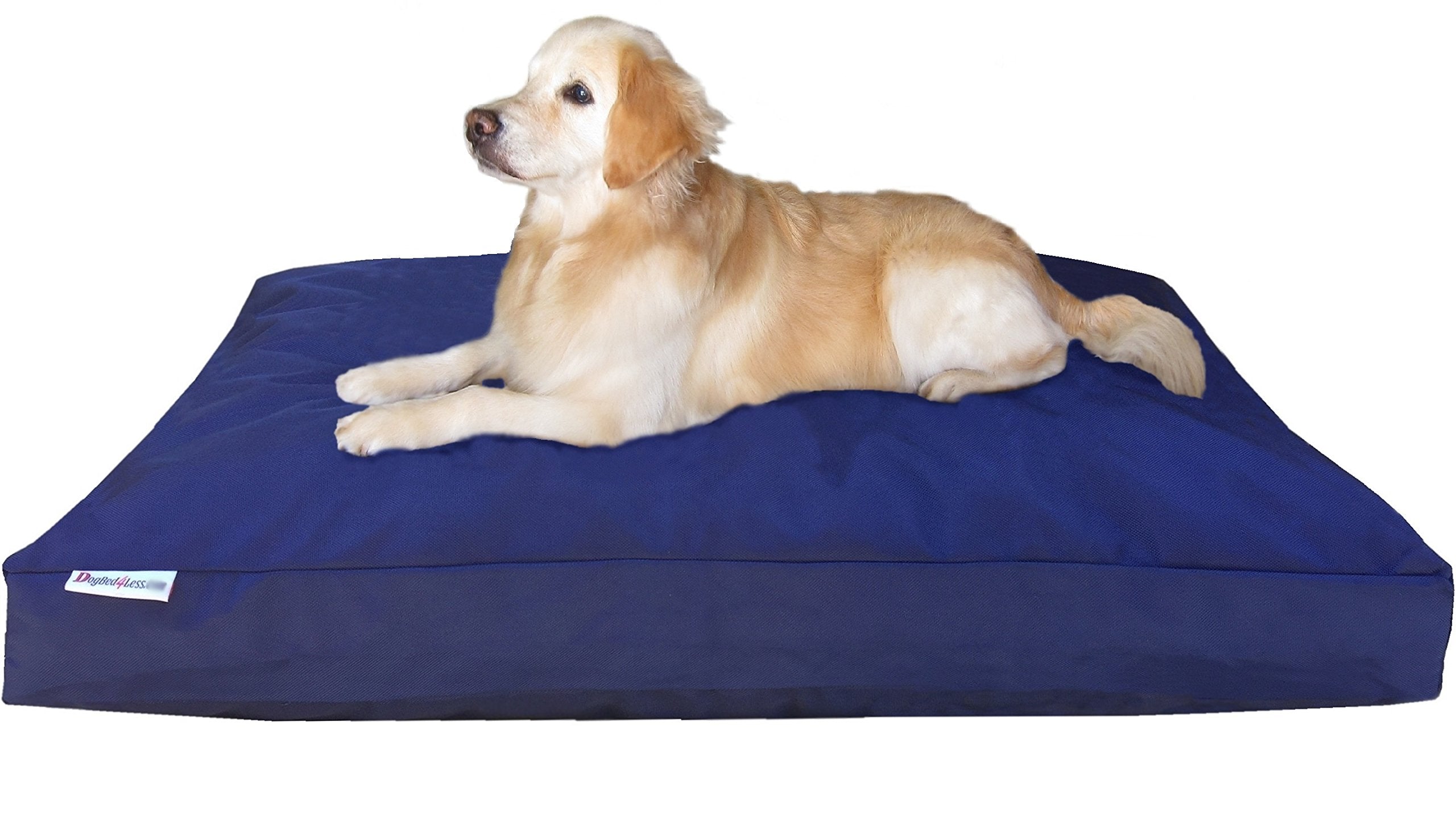 Dogbed4Less Jumbo Orthopedic Extreme Comfort Memory Foam Dog Beds For Extra Large Dog, Internal Waterproof Cover And Machine Was