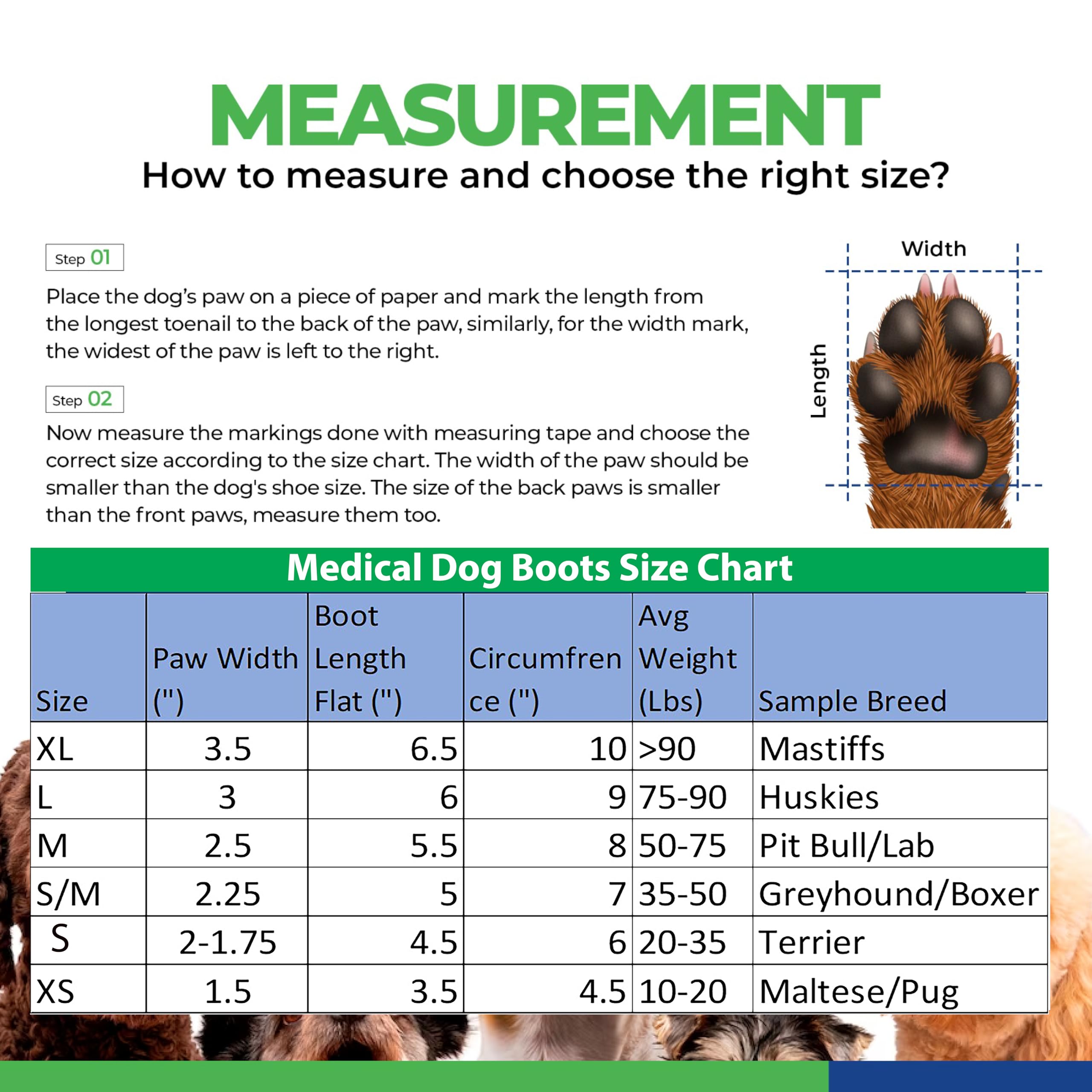 Healers Petcare Medical Dog Bootie, Single Unit - Blue, l