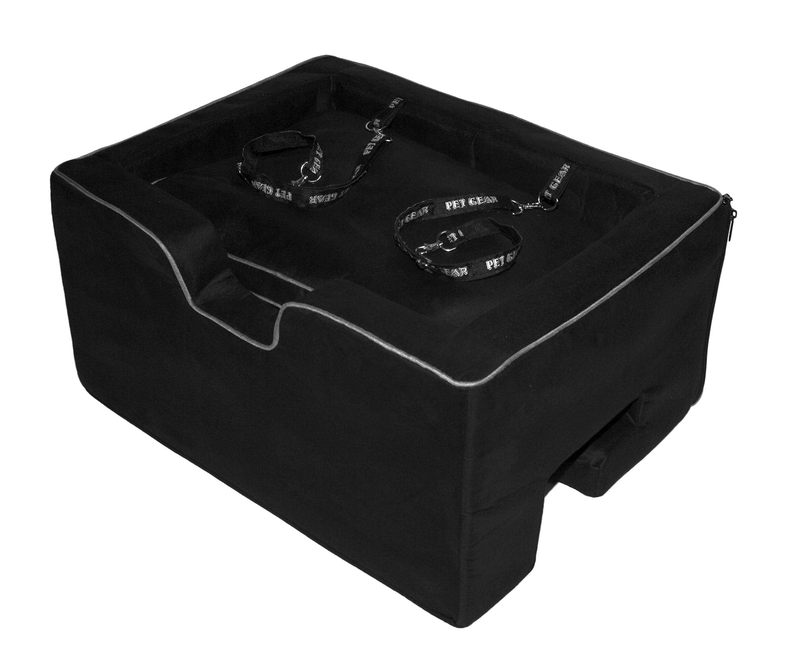 Pet Gear Lookout Booster Car Seat, Removable Comfort Pillow, Safety Tether Included, Installs In Seconds, No Tools Required, 4 Colors