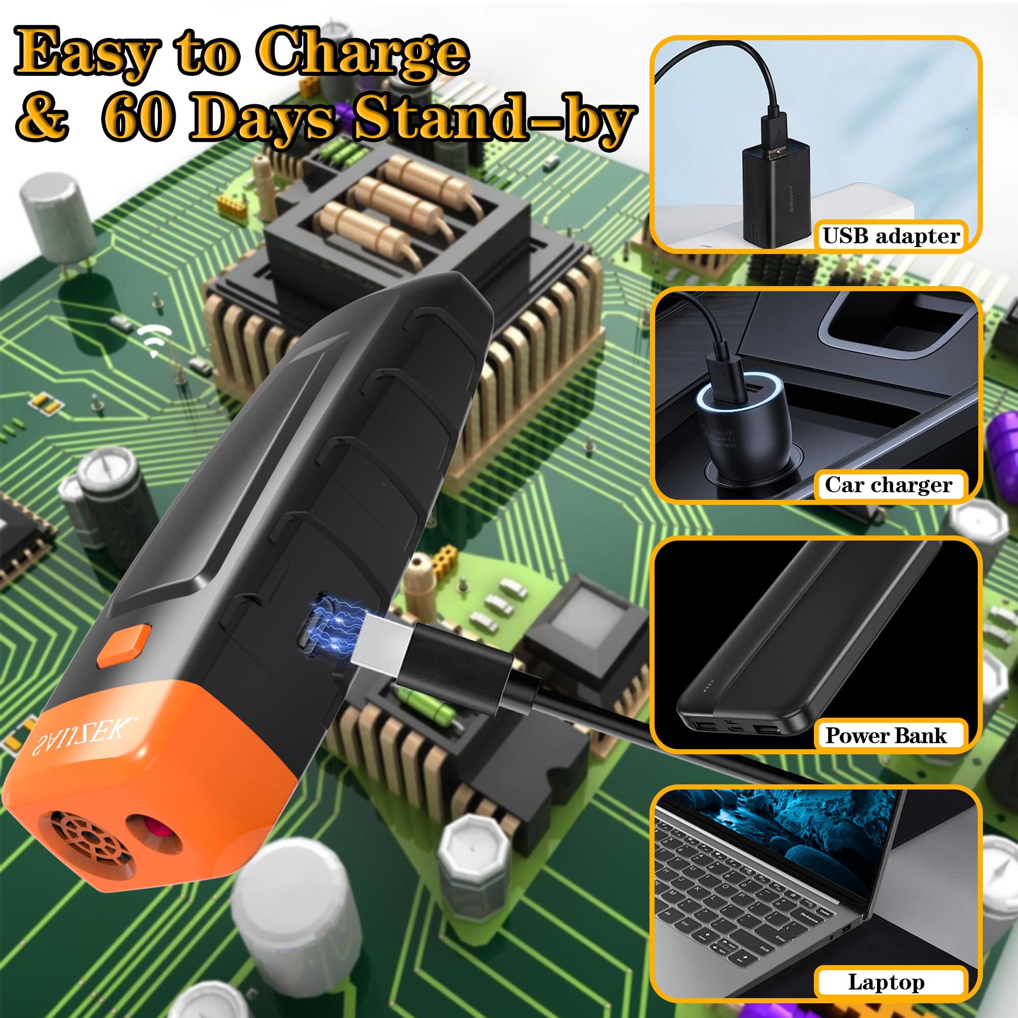 Saijzek. Ultrasonic Dog Trainer | Bark Deterrent Training Device | Anti Barking Silencer | Barks No More Devices | Stop Control