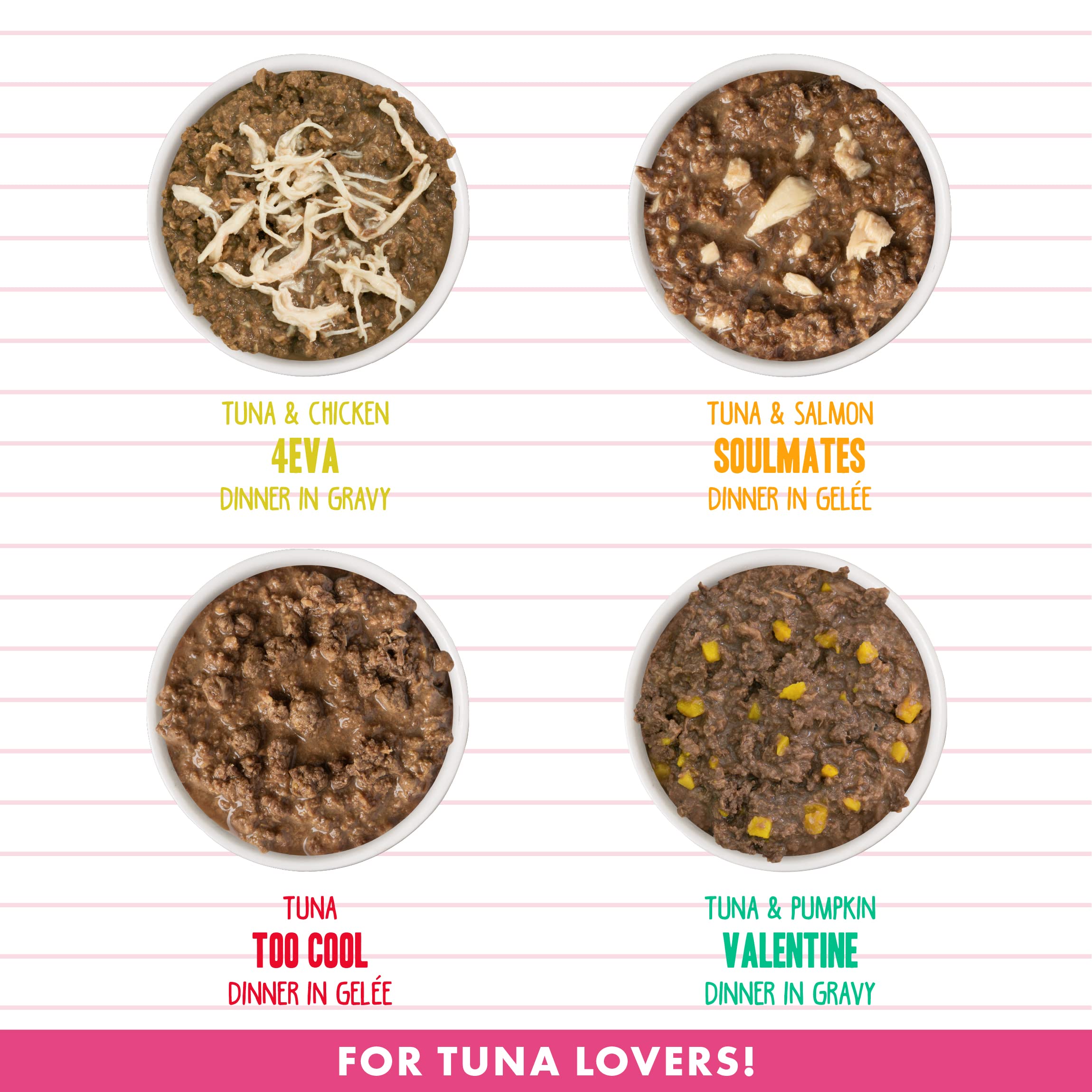 Weruva BFF Minced Natural Wet Cat Food, Batch O Besties Variety Pack, 5.5oz Can, Pack of 8
