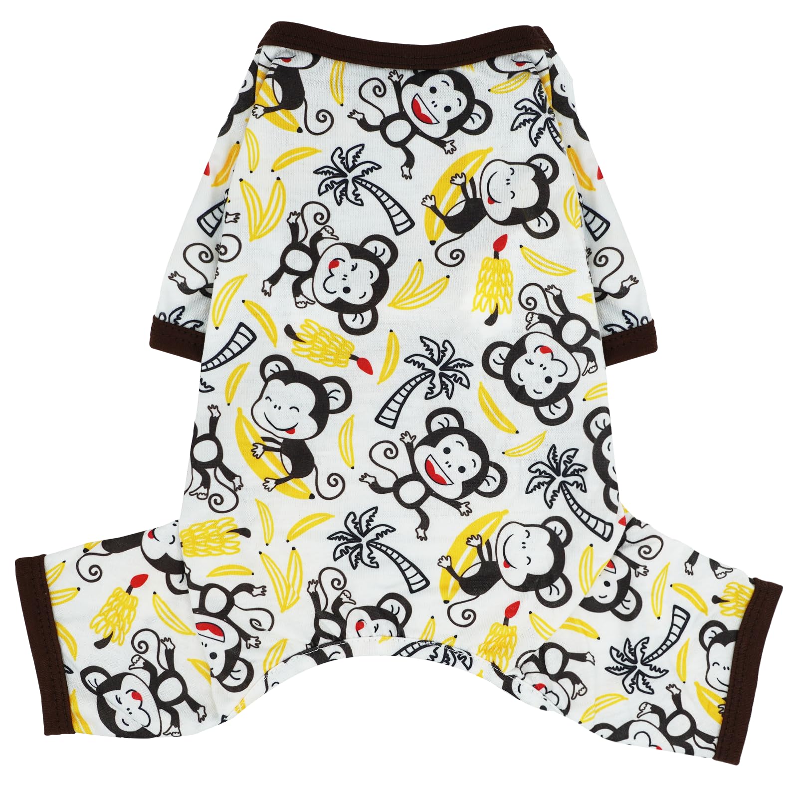 Viunimo Dog Onesie Pajamas For Small Dogs And Puppies (Small), Brown
