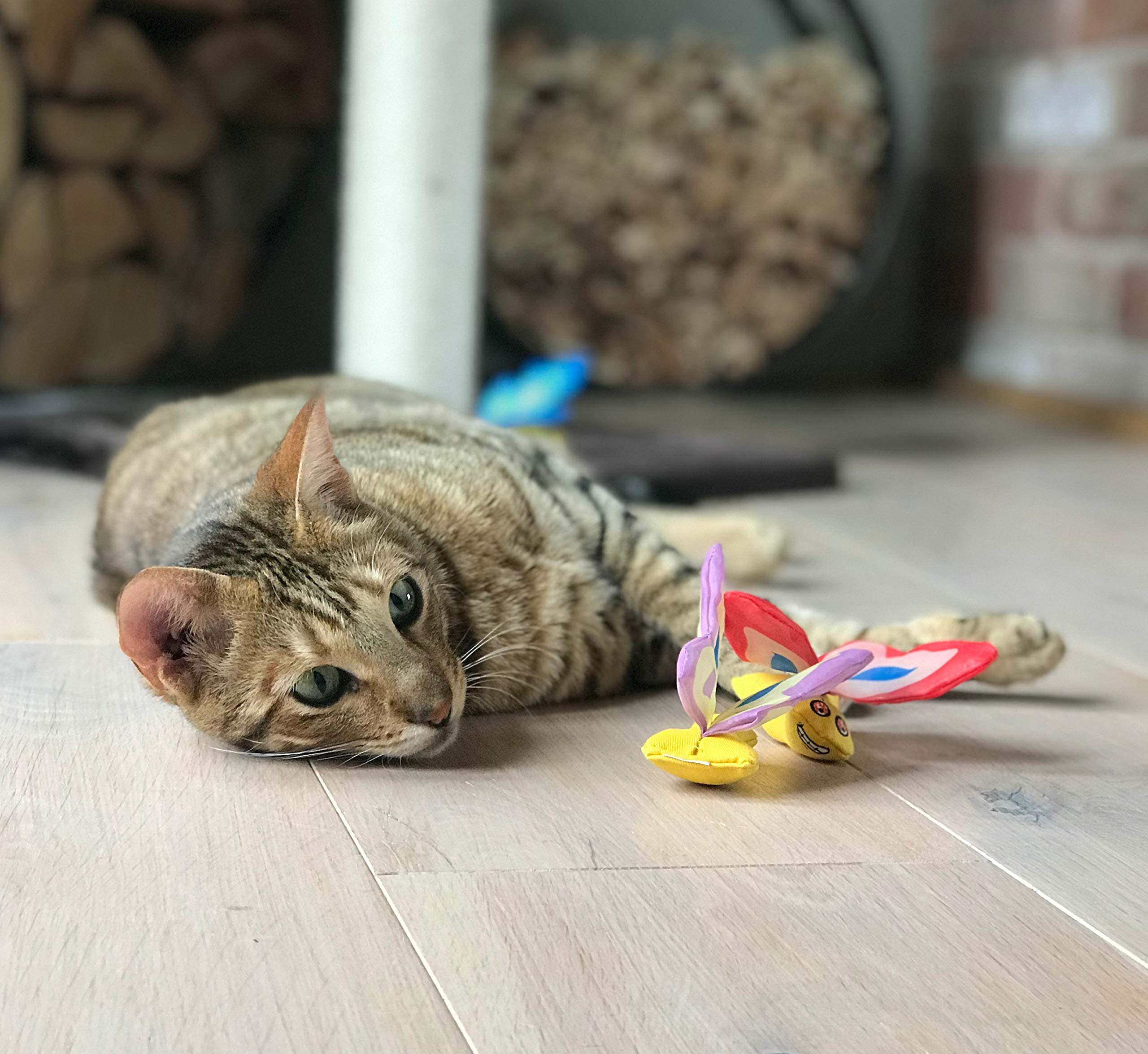 Yeowww! Organic Very Strong Crinkle Catnip Cat Toy (1 X Red L6Cm H 7Cm)