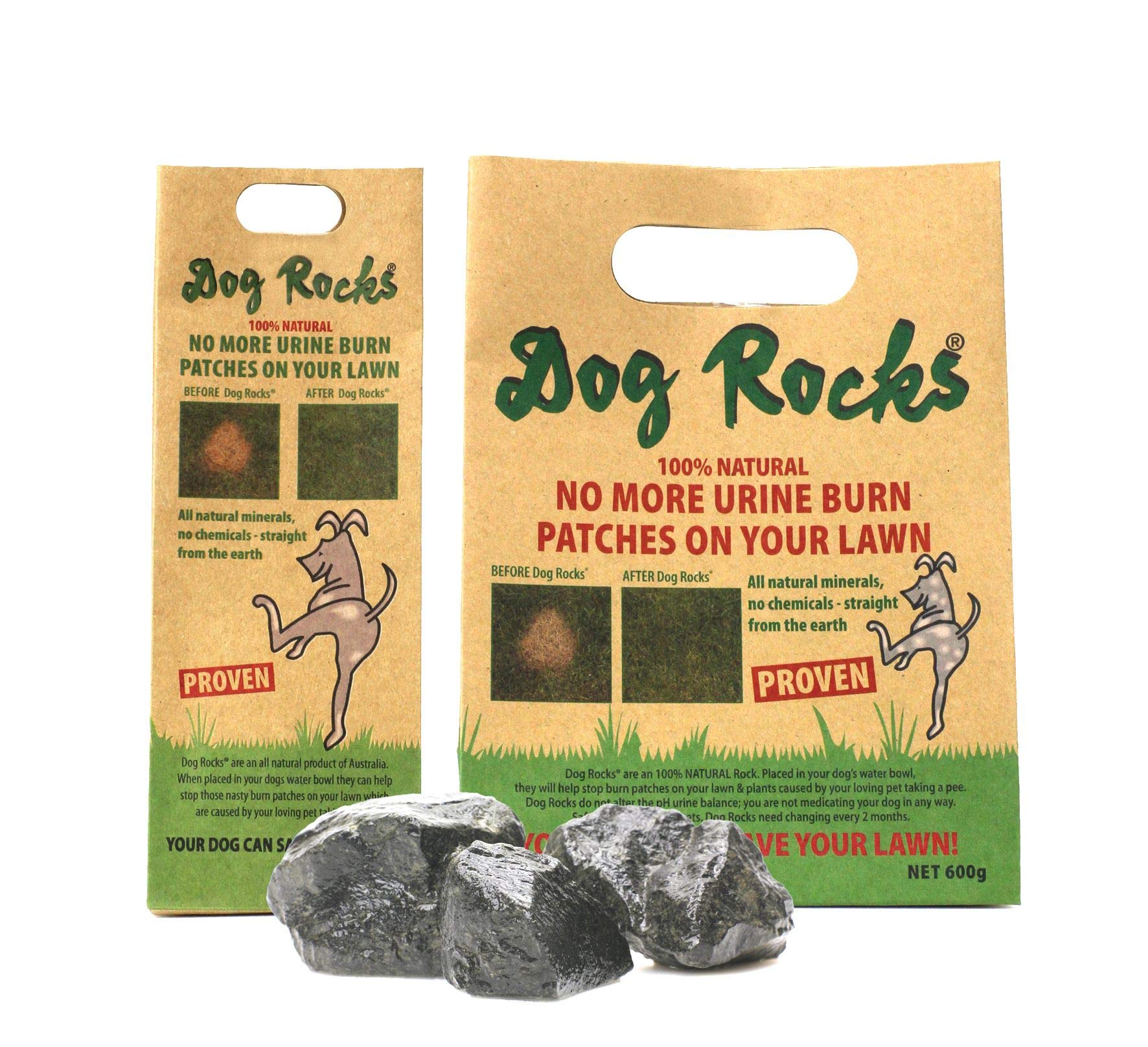Dog Rocks For Urine Burning Grass - 200G Each - Natural Pet Rock To Help Maintain Green Lawn - Grass Savers For Dog Urine - 6 Mo