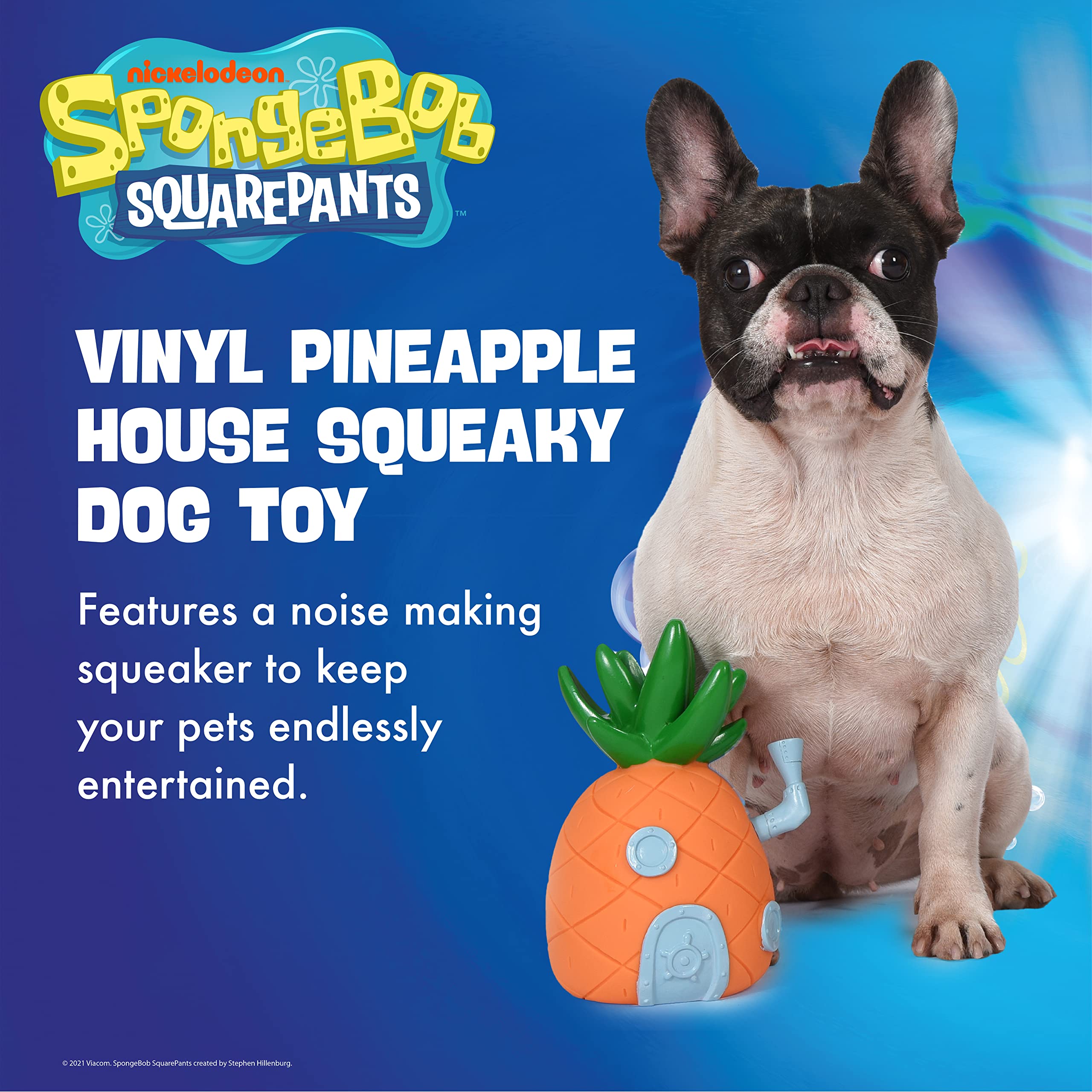 Spongebob Squarepants For Pets Pineapple House Vinyl Dog Toy  Rubber Dog Toy Shaped Like Pineapple From  Squeaky Dog Toy For All
