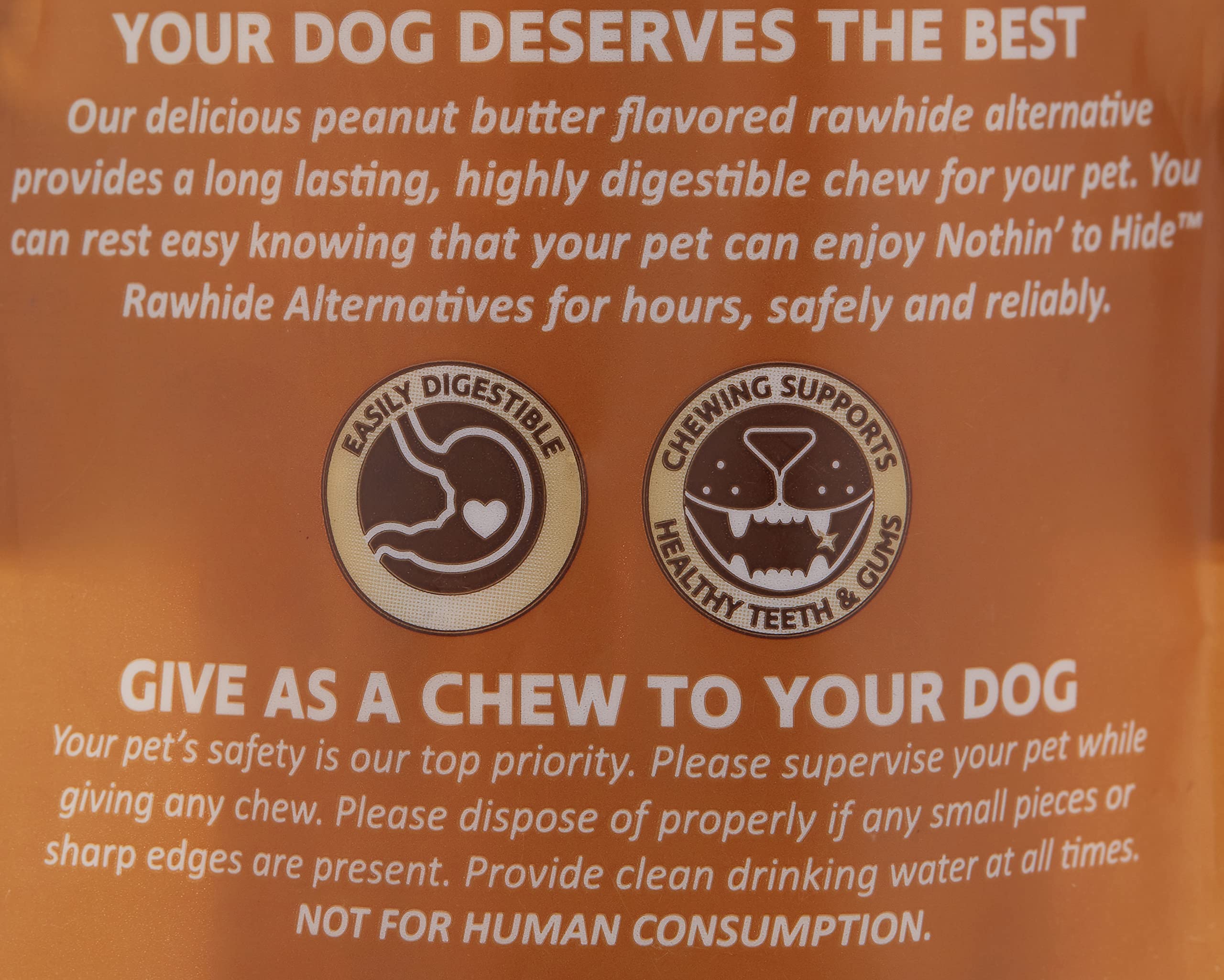 Fieldcrest Farms Nothing to Hide Natural Rawhide Alternative 5 Rolls for Dogs - 3 Pack (6 Chews) Premium Grade Easily Digestib