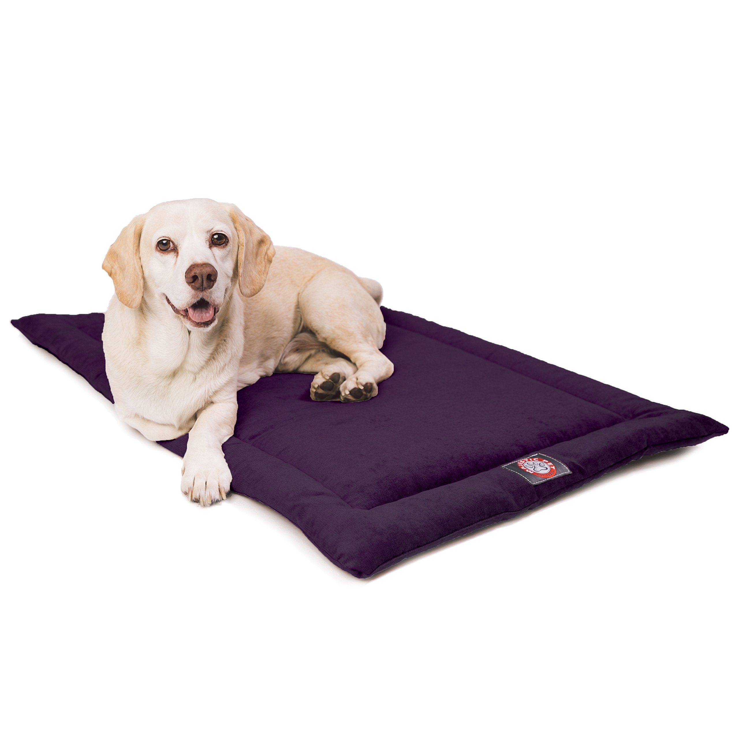 36'' Villa Aubergine Purple Crate Dog Bed Mat By Majestic Pet Products