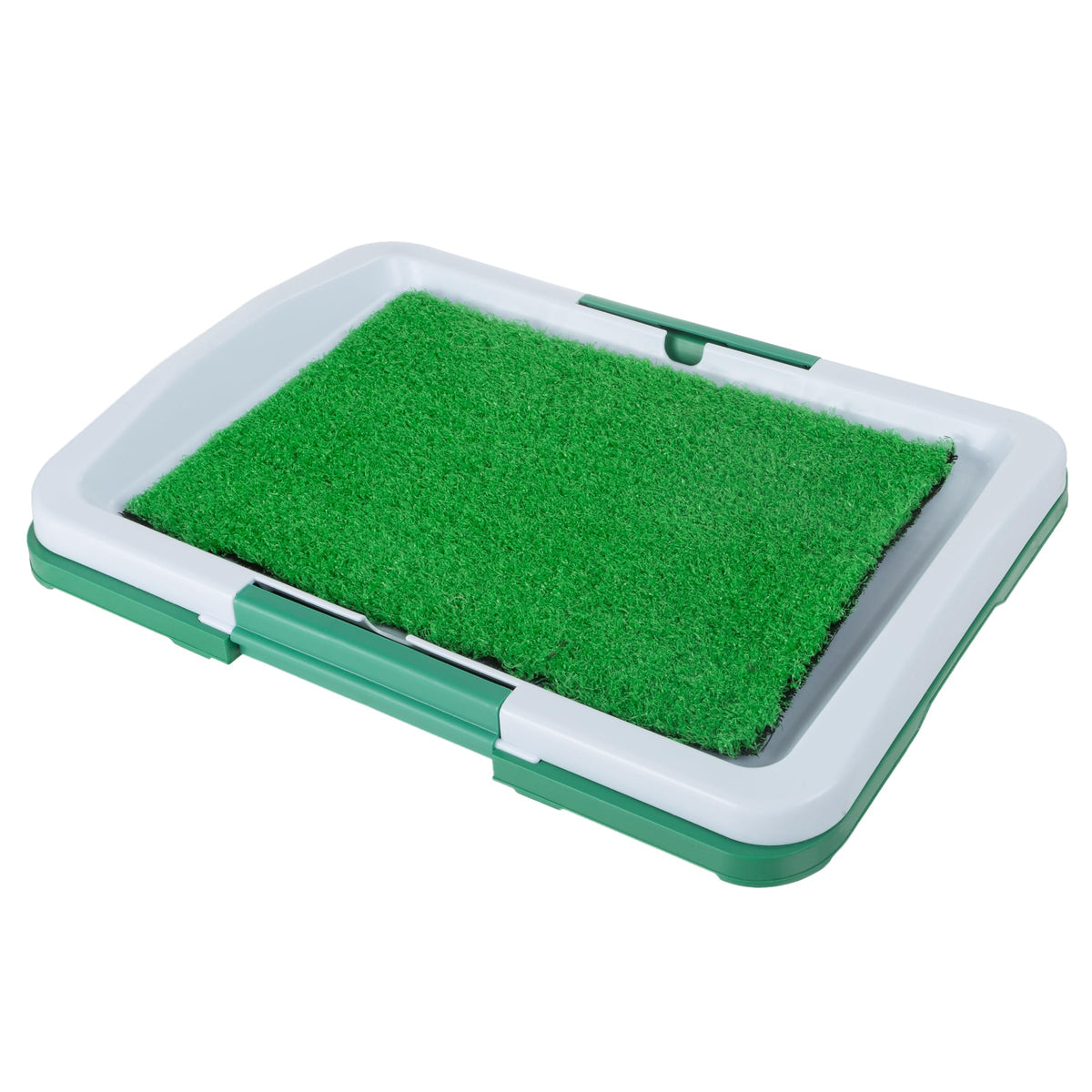 Artificial Grass Pee Pad Set For Dogs - Reusable Puppy Essential For Potty Training Small Pets Indoors And Outdoors By Petmaker 