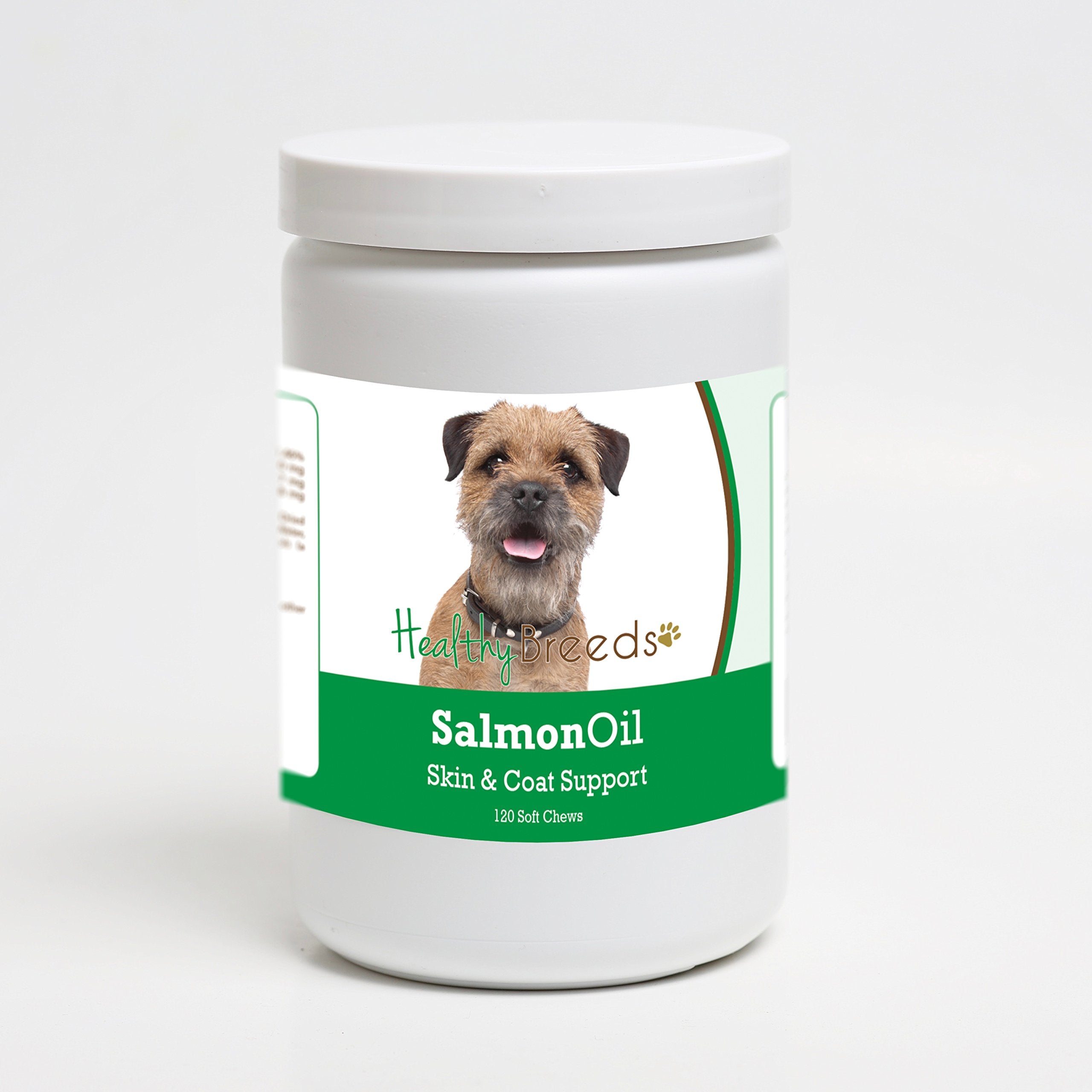 Healthy Breeds Border Terrier Salmon Oil Soft Chews 120 Count