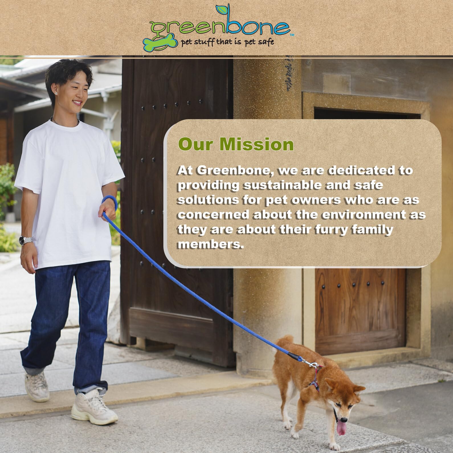 Greenbone Biobase Pet Poop Bags - 8 Rolls, 96 Bags - 13 Inch X 9 Inch