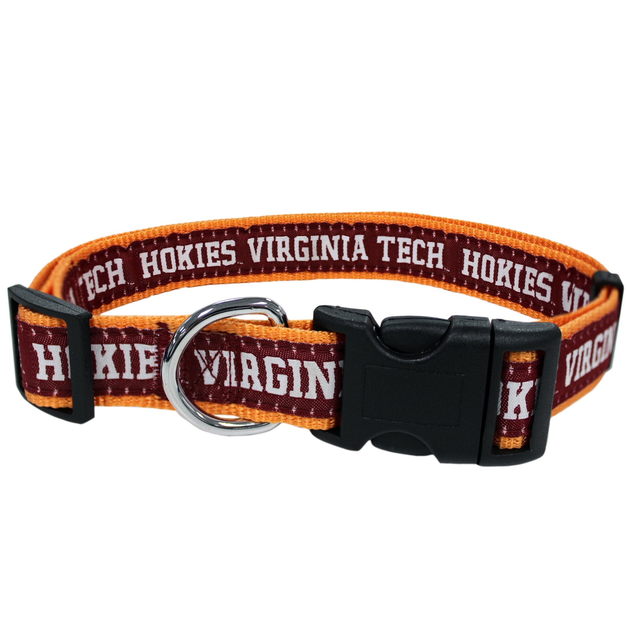 Pets First Collegiate Pet Collar Old Version Virginia Tech Hokies Dog Collar, Size Small. Best Sports Team Collar For Dogs & Cats. A Shiny & Colorful Dog & Cat Collar Licensed By The Ncaa
