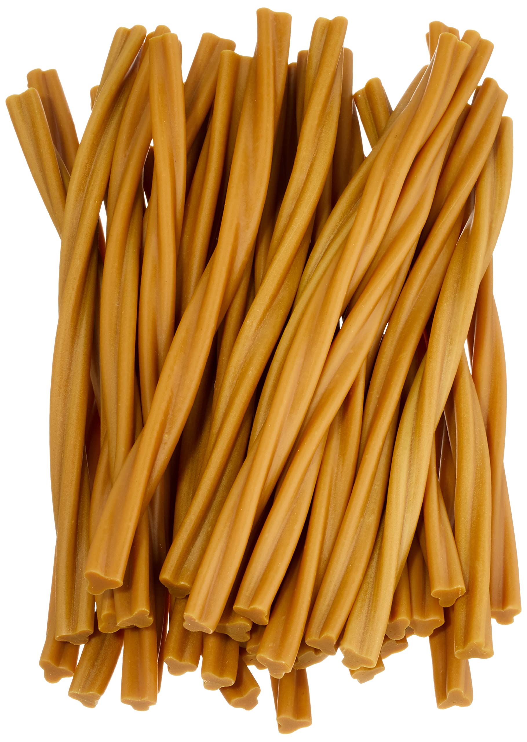 Wonder Bound Peanut Butter Flavor Dog Twist Sticks - 55 Count - Rawhide-Free Dog Treats, Dental Health Chews for Plaque & Tartar