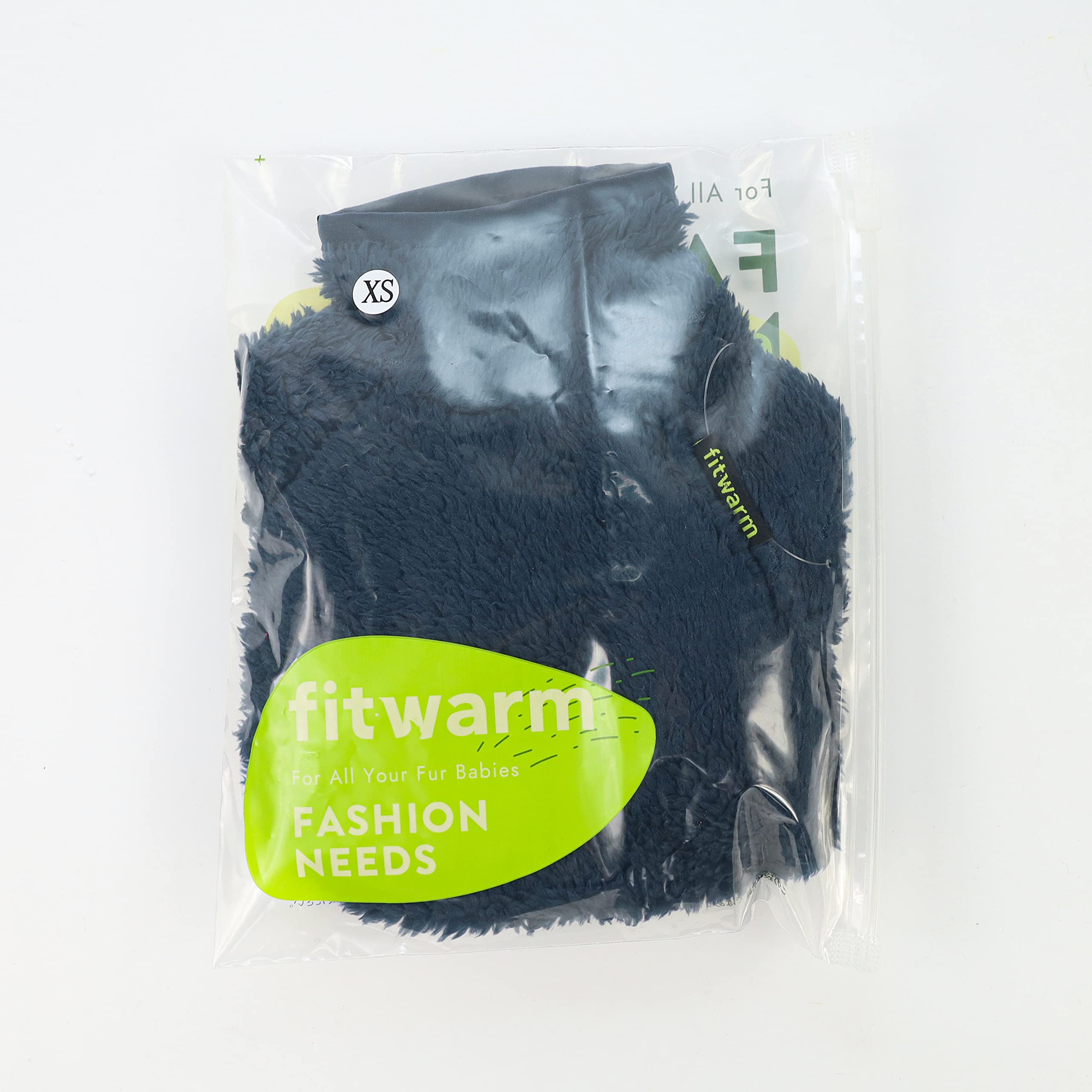 Fitwarm Dog Fuzzy Velvet Pajamas, Dog Winter Clothes For Small Dogs Boy Girl, Pet Jumpsuit, Cat Apparel, Blue, Xl