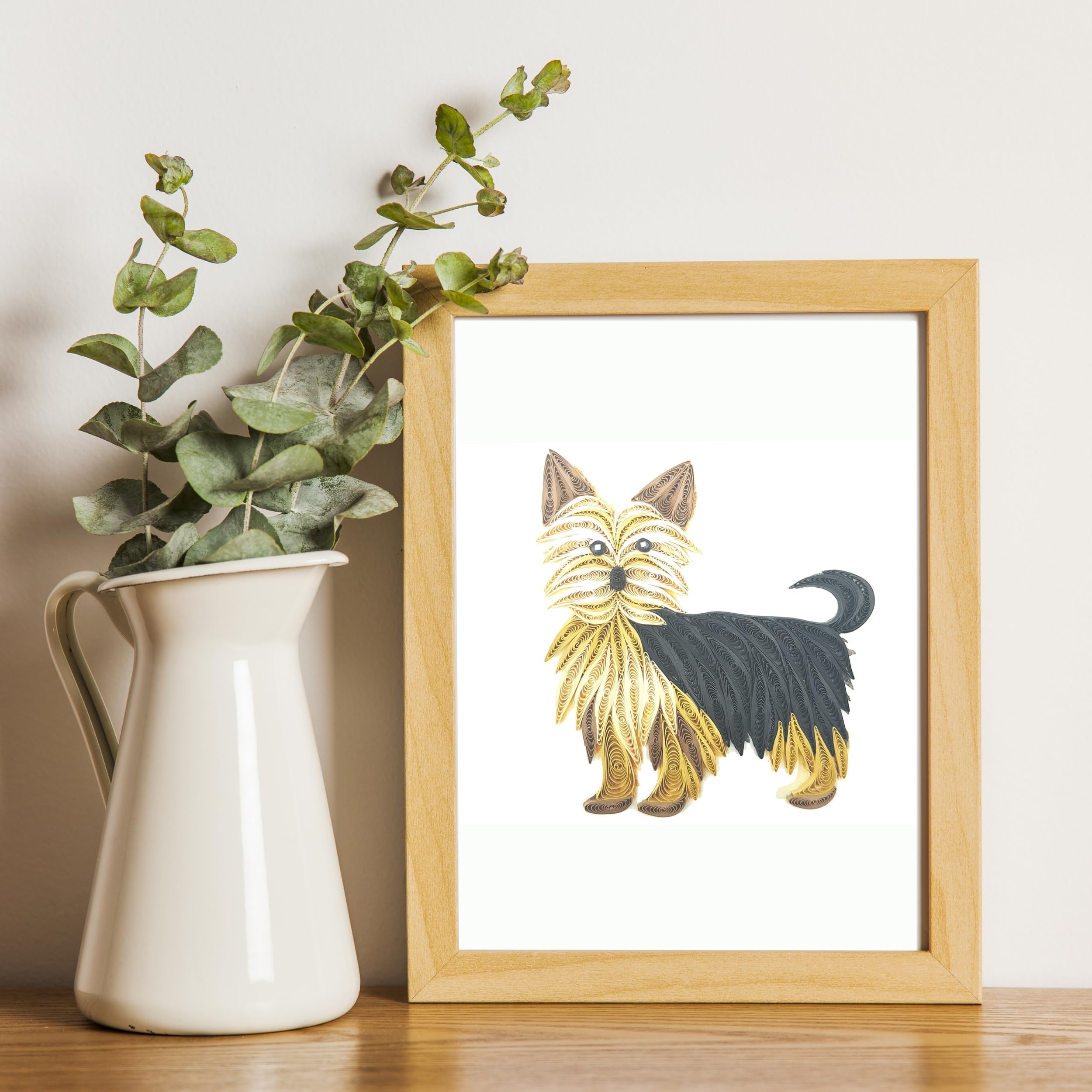 Tumybee Cute Dog Card, Yorkie Card For Dog Love, Dog Card For Mother'S Day, Father'S Day, Animal Pet Card For Birthday, Annivers