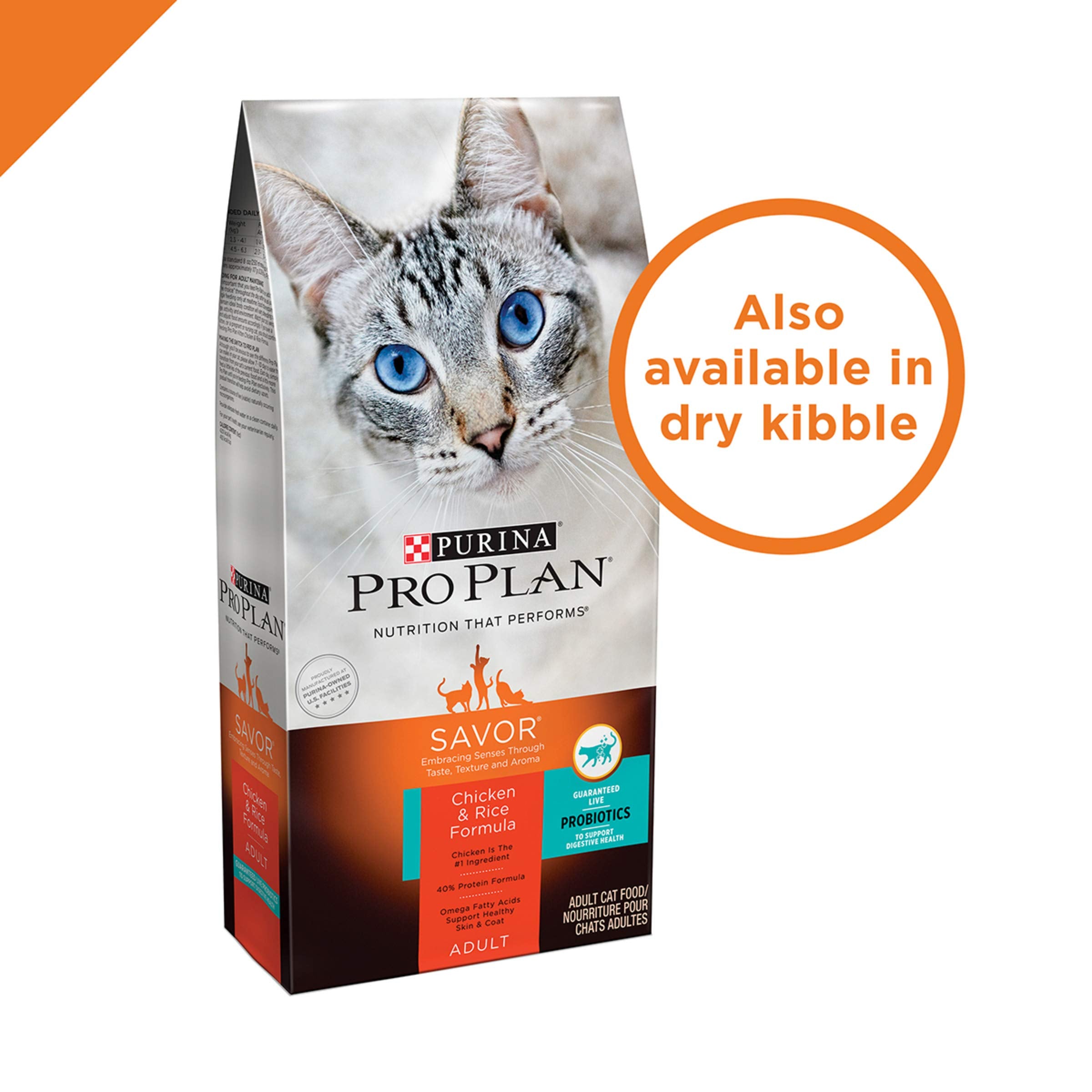 Purina Pro Plan Complete Essentials High Protein Cat Food Gravy, Wet Cat Food Chicken Entree - (Pack of 24) 5.5 oz. Cans