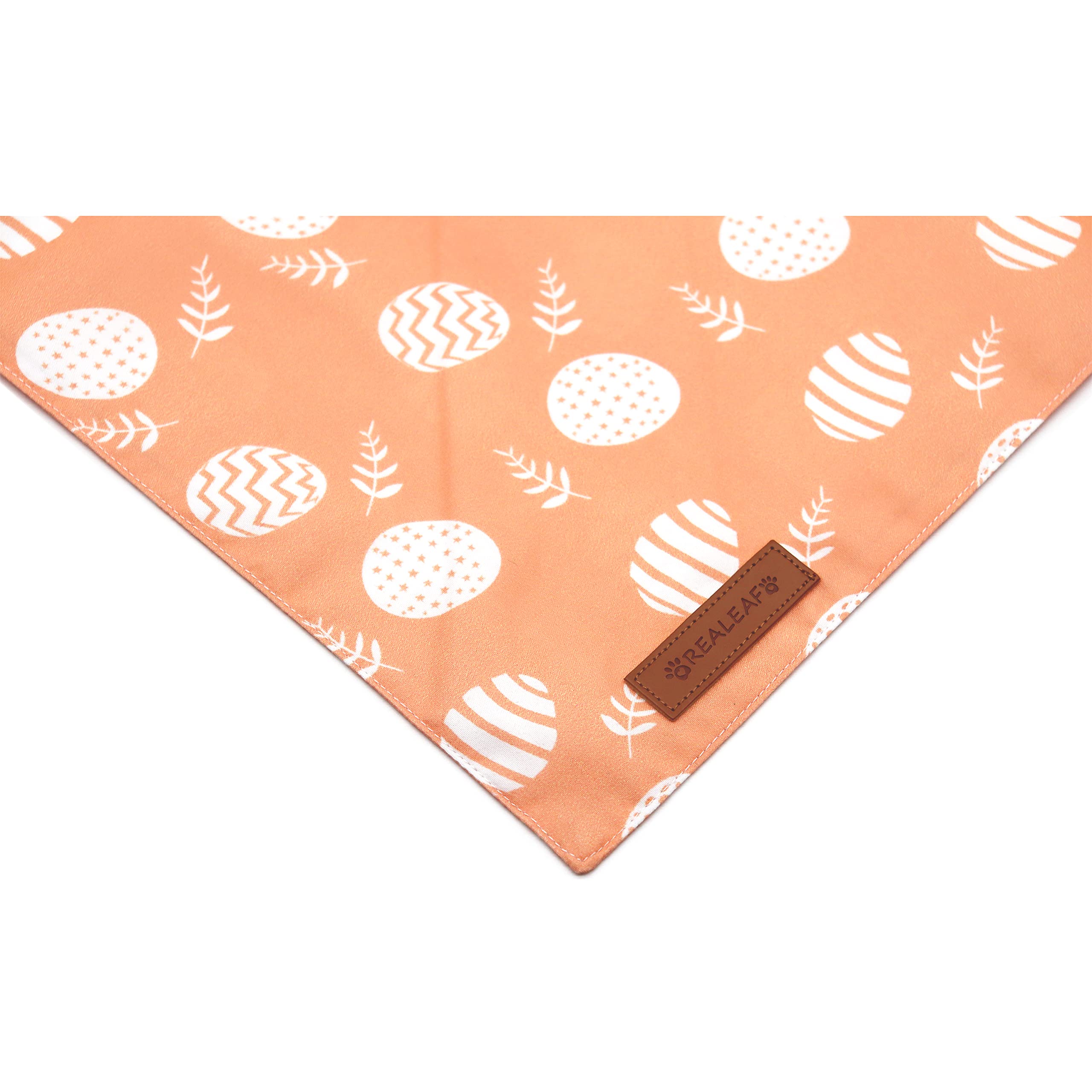Realeaf Happy Easter Dog Bandanas 2 Pack, Reversible Pet Scarf For Boy And Girl, Premium Durable Fabric, Holiday Bandana For Small Medium Large And Extra Large Dogs (Large)