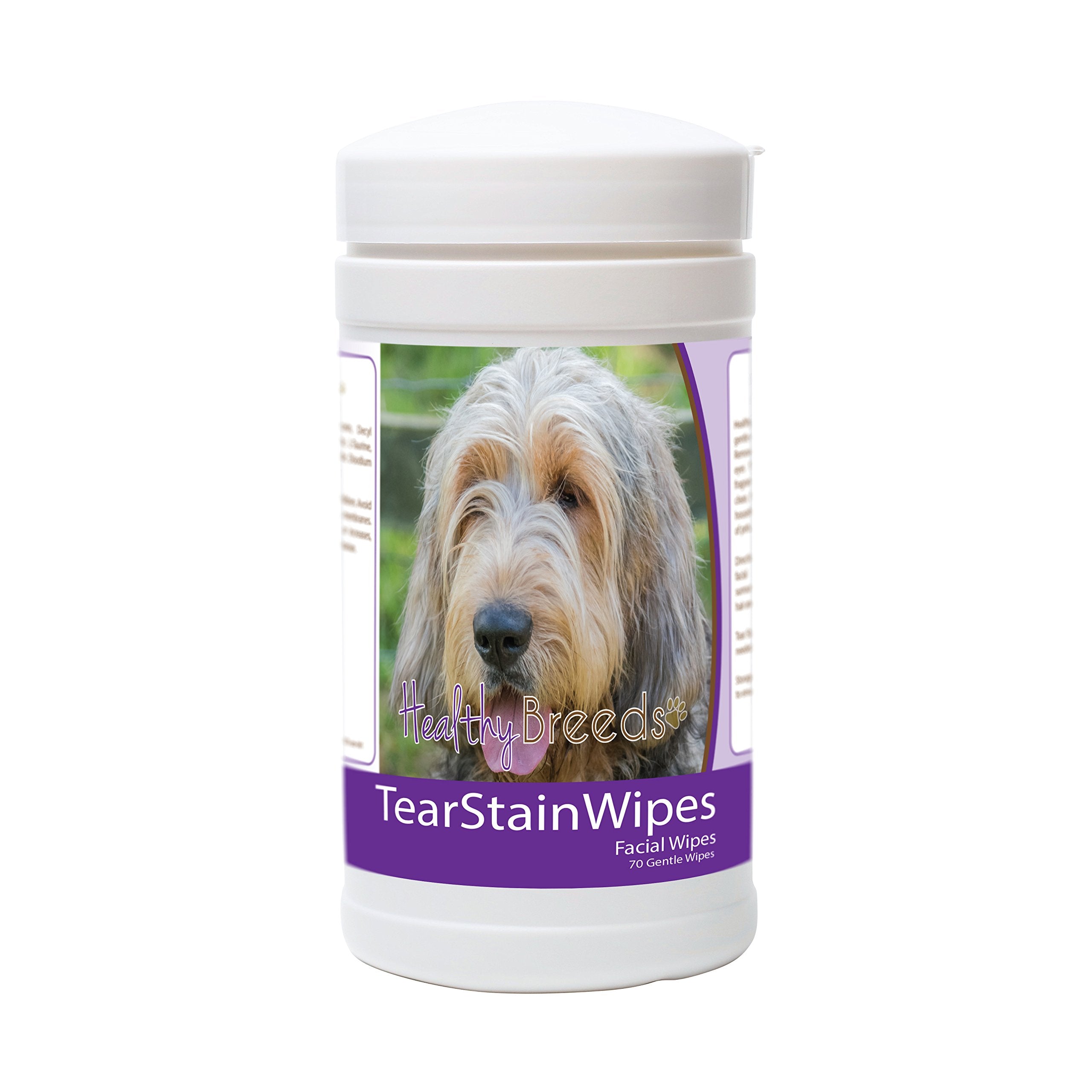 Healthy Breeds Otterhound Tear Stain Wipes 70 Count