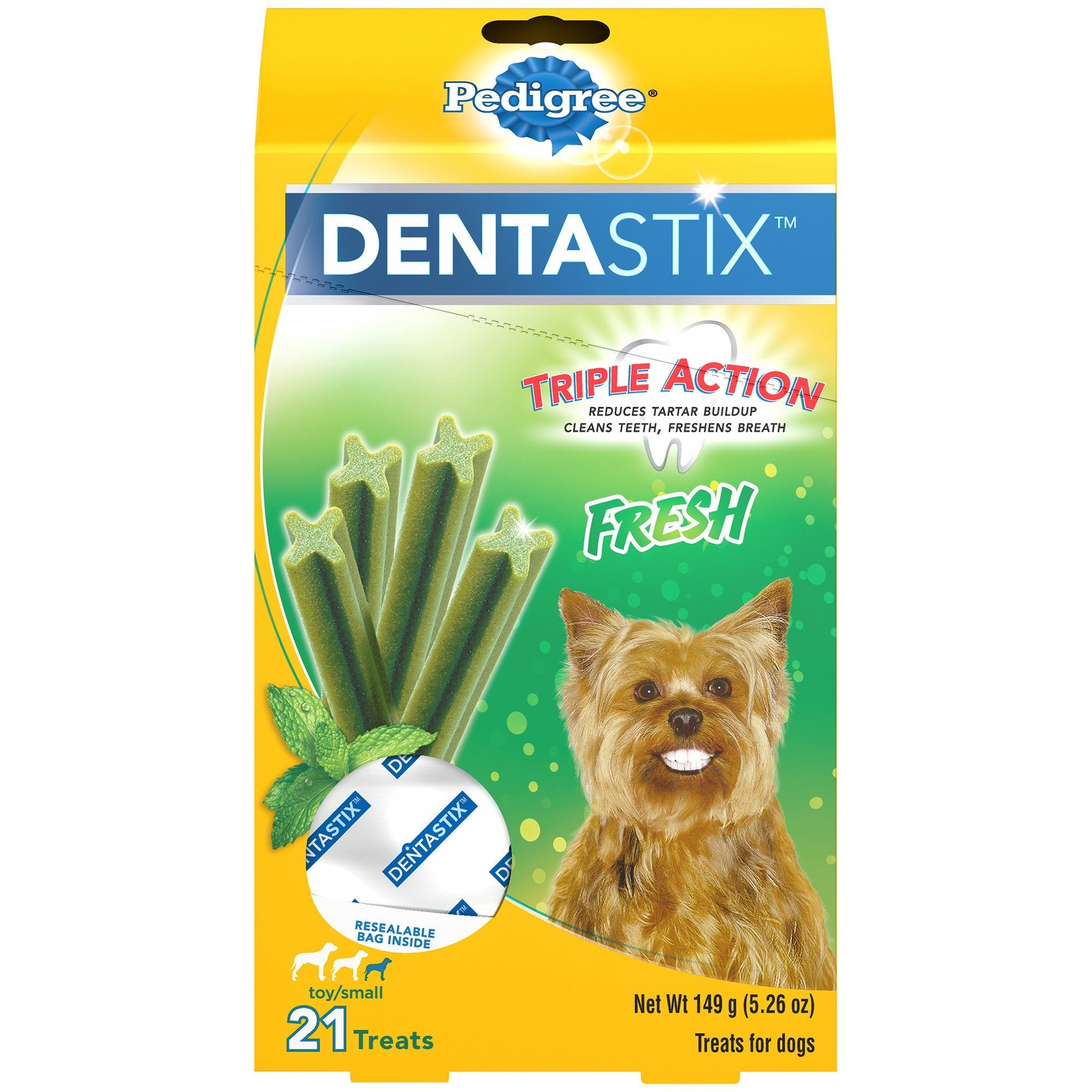 Pedigree Dentastix Oral Care Treats for Dogs, Mini, 5.26-Ounce