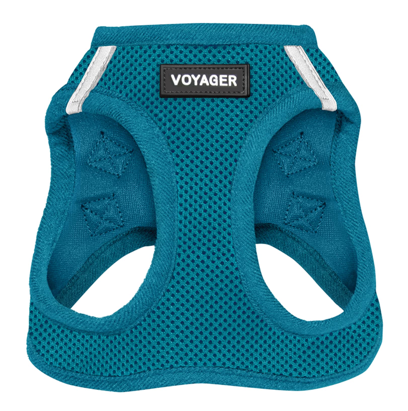 Voyager Step-In Air Dog Harness - All Weather Mesh Step In Vest Harness For Small And Medium Dogs And Cats By Best Pet Supplies - Harness (Turquoise), S (Chest: 14.5-16')