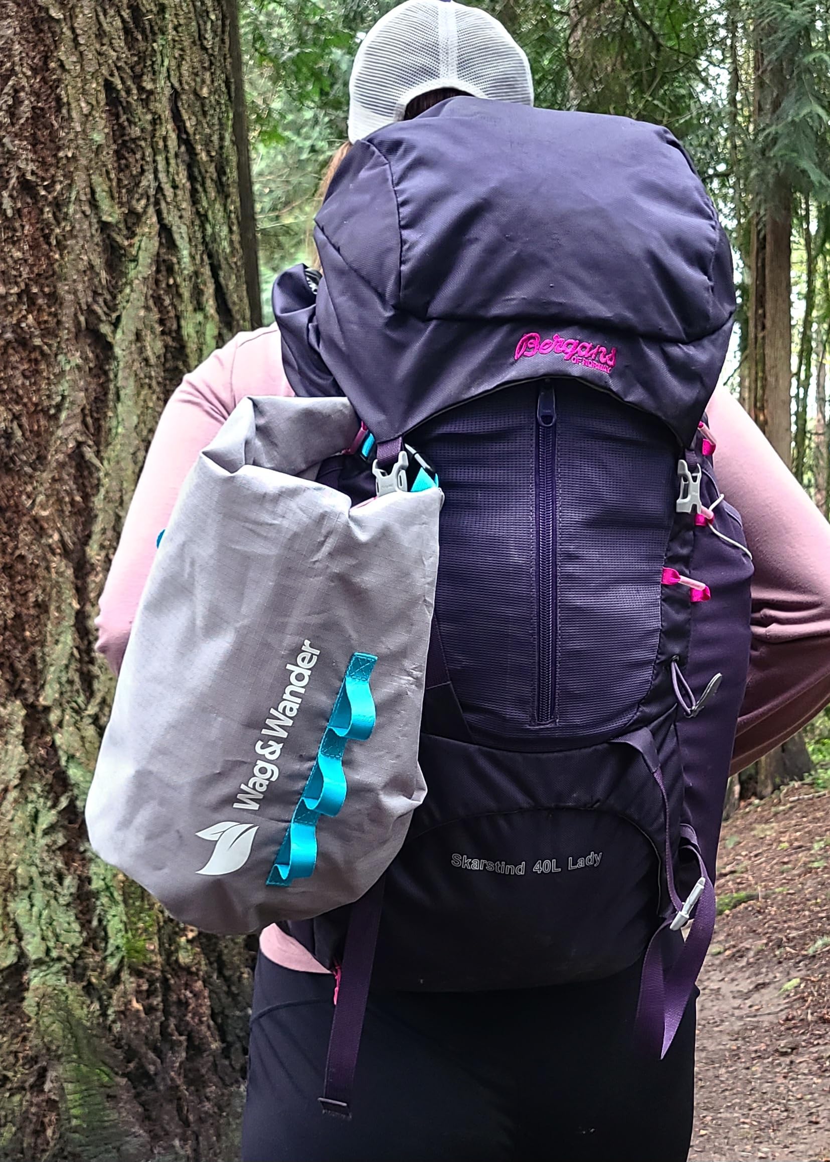 Smell Proof Waste Bag - Reusable Wag Bag, Dog Poop Bag Holder For Hiking With Dogs & Camping. Odor Proof Diaper Wet Bag