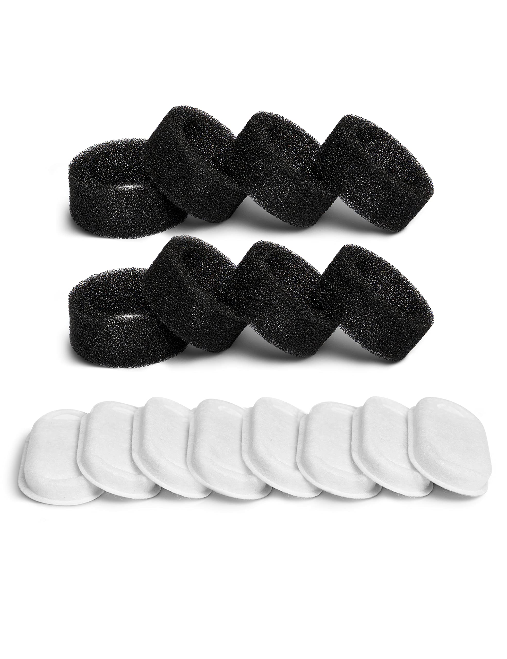 Petlibro 8 Packs Replacement Filters For Stainless Steel Cat Water Fountain Plwf003, 4 Months Set Of Replacement Filters