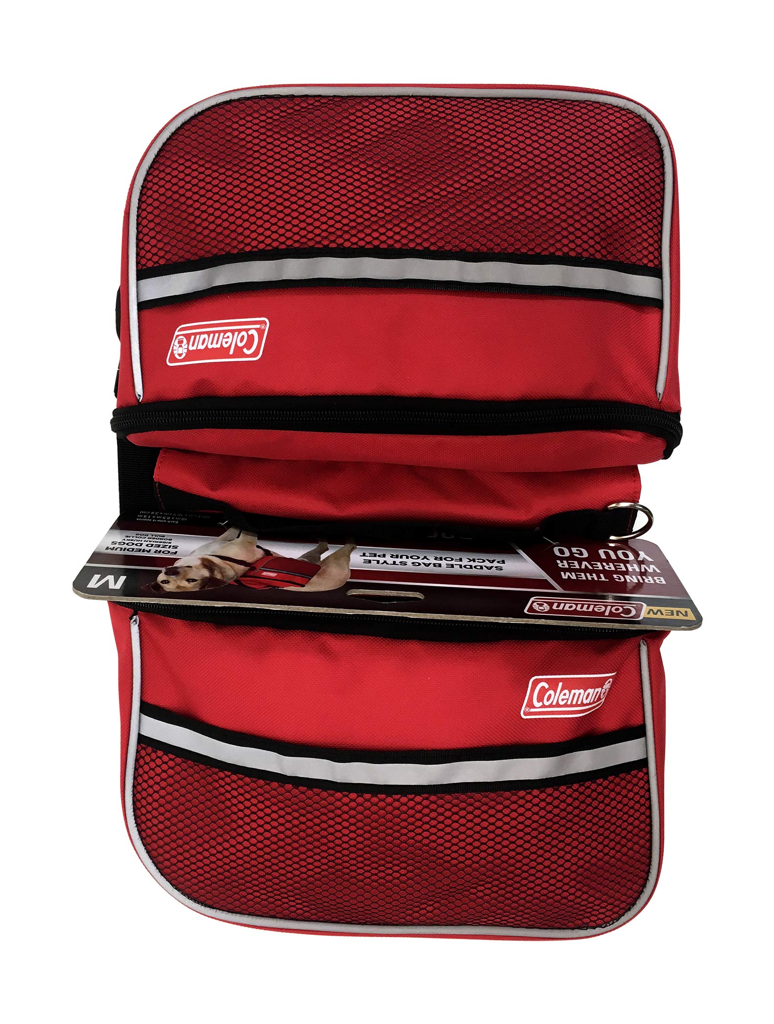 Coleman Dog Backpack Saddle with Leash Ring and Lift Strap - Hound Pack, Travel Gear, Hiking Pouch, and Camping Accessory for Do