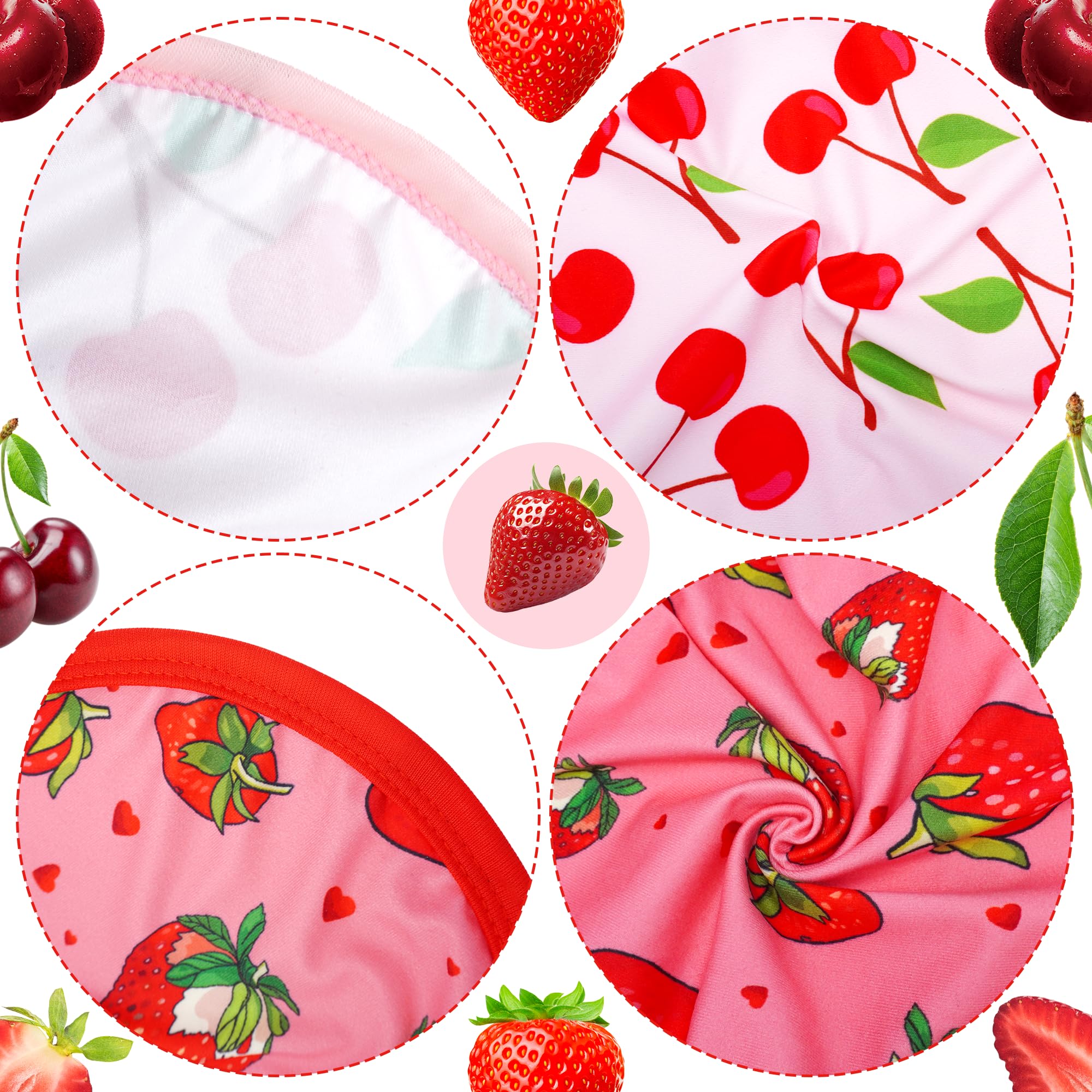 Jpgdn 2Pcs/Pack Dog Shirts Sleeveless For Extral Large Xl Breed Dog Girl Pink Red Strawberry Cherry Print Puppy Clothes Vest Out
