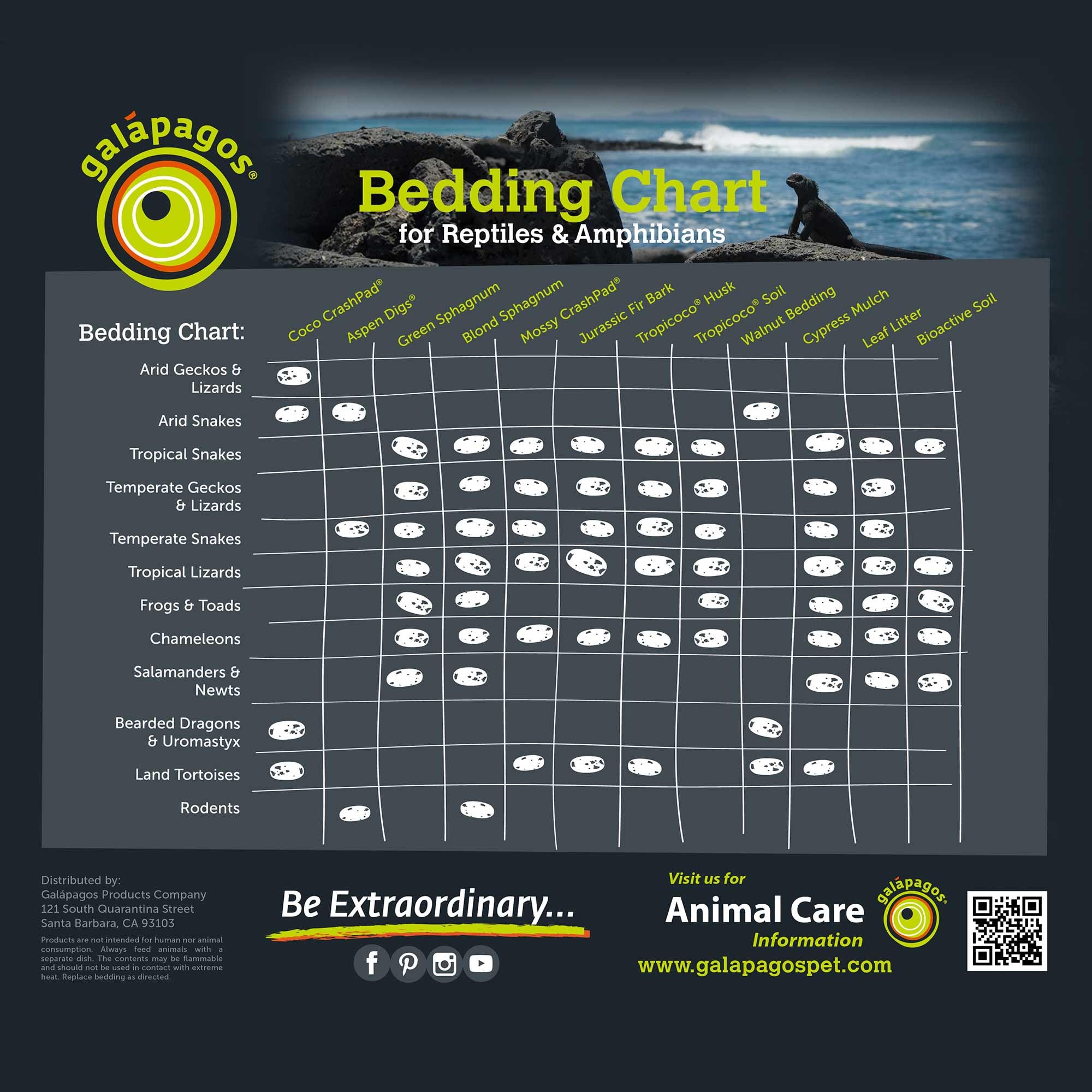 Galápagos (05008) Tropicoco® Coconut Soil Bedding - Premium Coconut Fiber Substrate For Reptile Tanks, Tortoise & Hermit Crab Habitats, 24 Qt, Natural